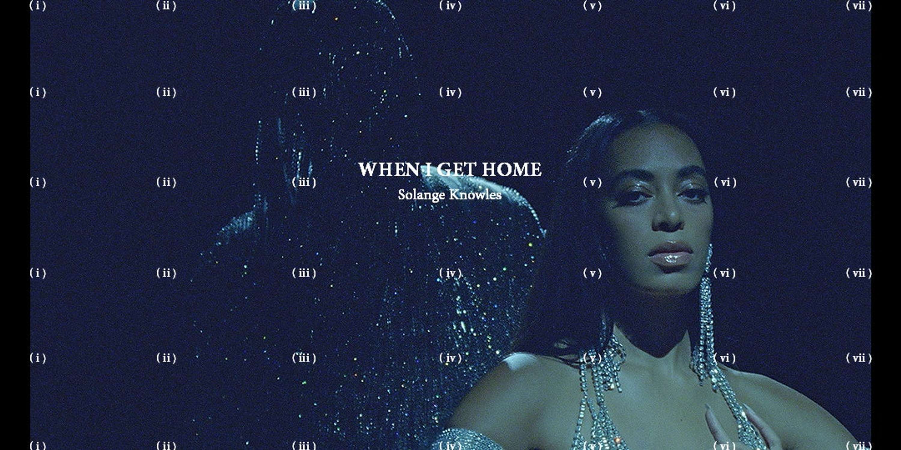 Exclusive Solange interview and behind-the-scenes material from art film "When I Get Home" on WePresent by April Edgar