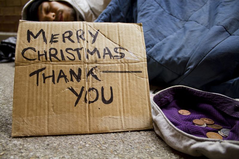 Look Around Christmas Outreach Call to Action by Calum O'keefe