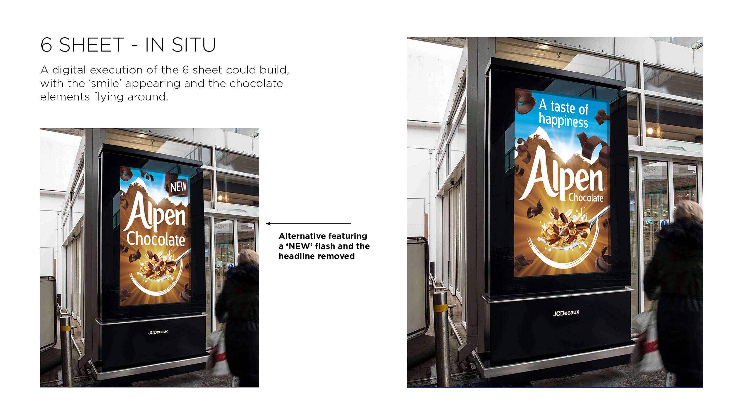 Alpen Chocolate campaign by David Ballard
