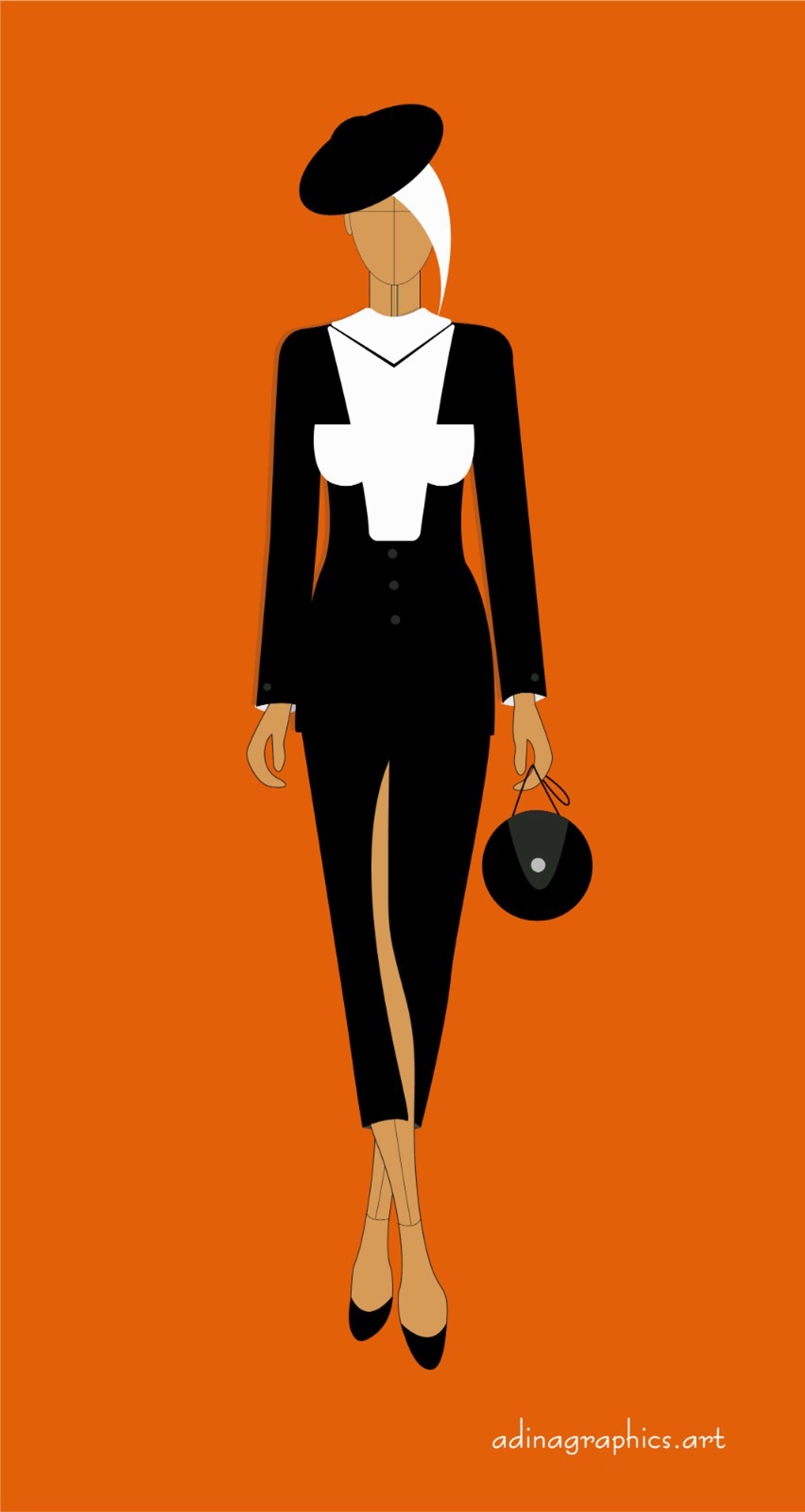 Fashion Models Project Design by Adina Bostinaru