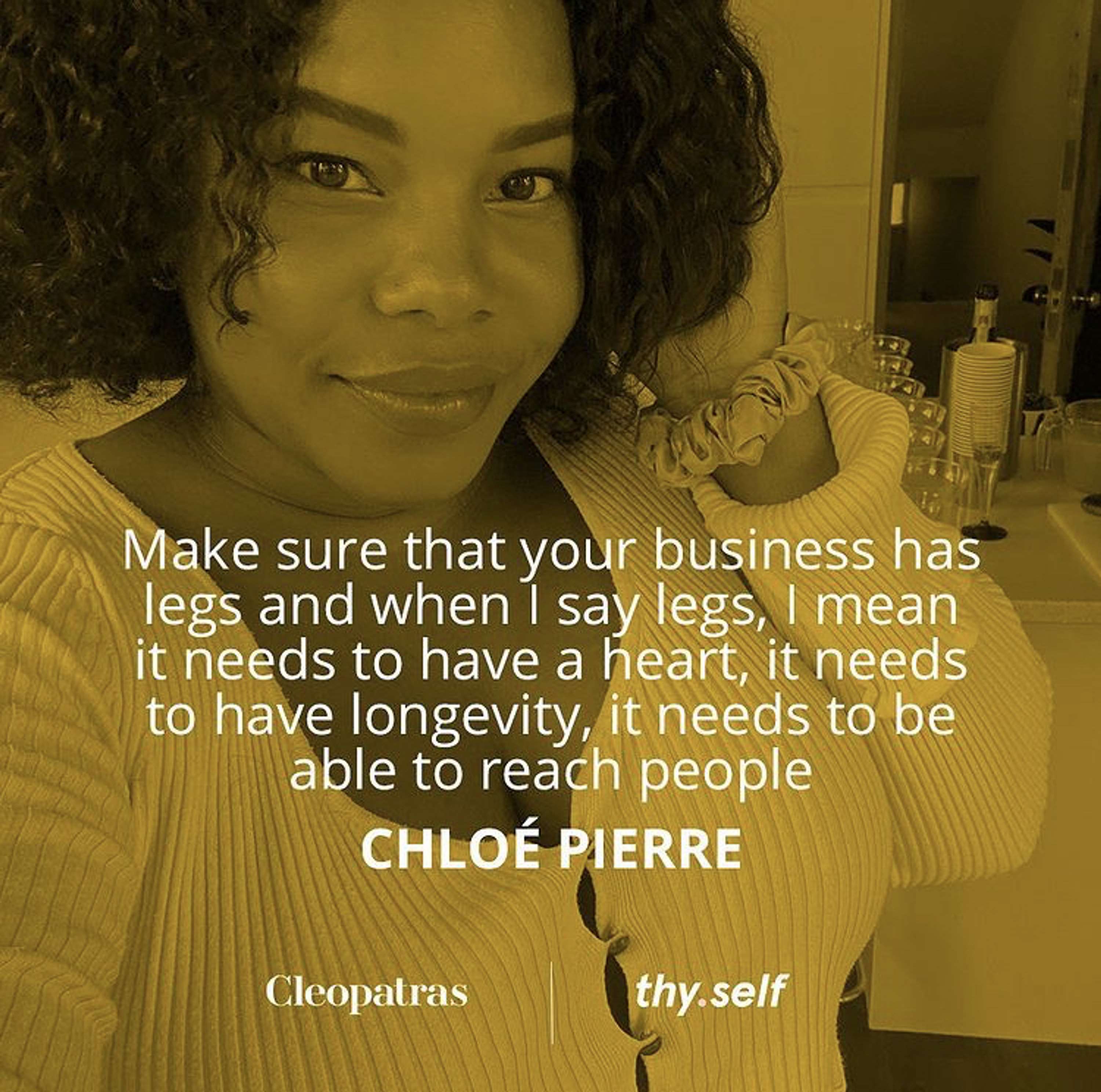 An Interview with Chloe Pierre, the Founder of thy.self by Cleopatras Worldwide
