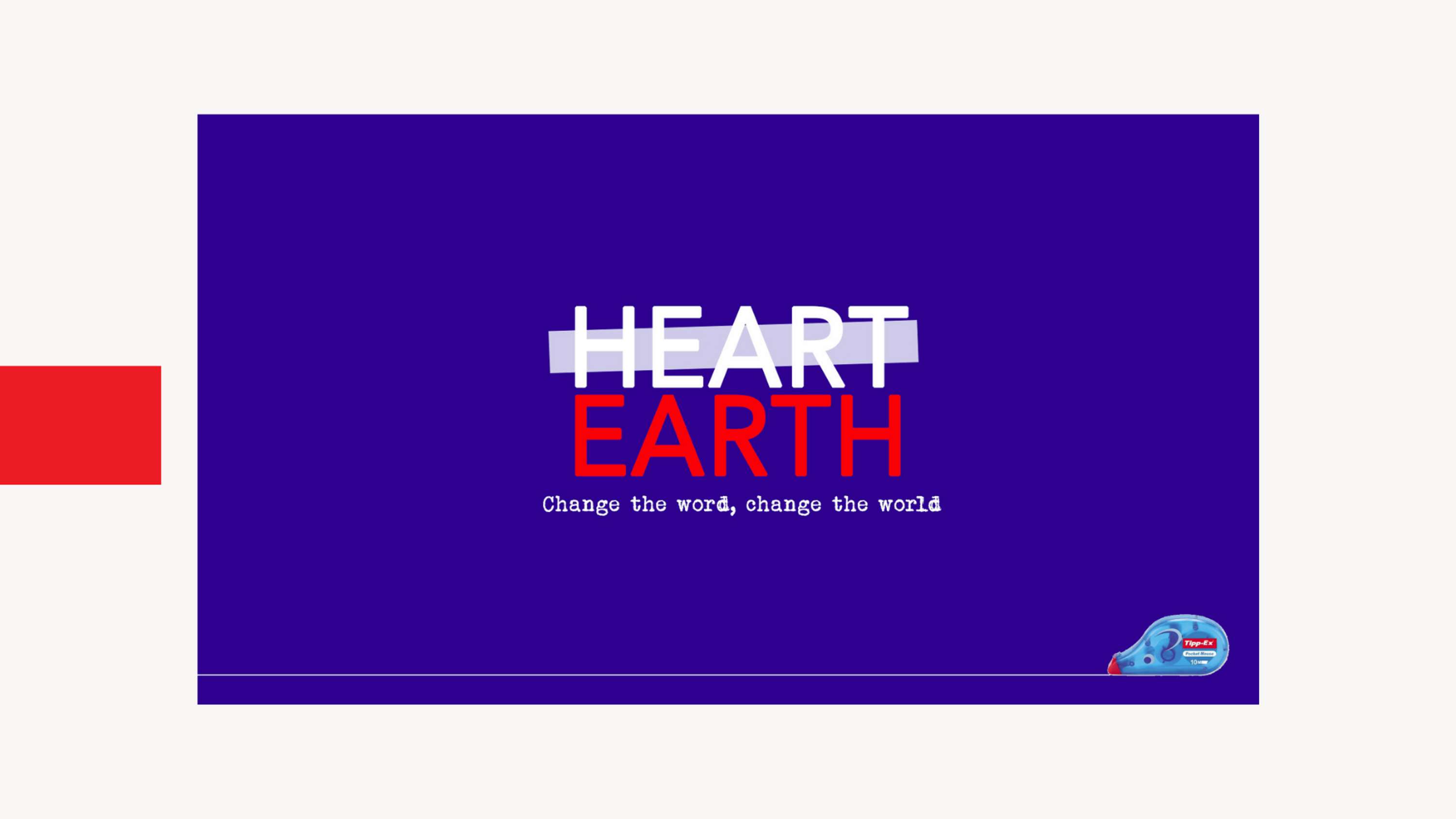 Change the word, change the world by Alice Werrell
