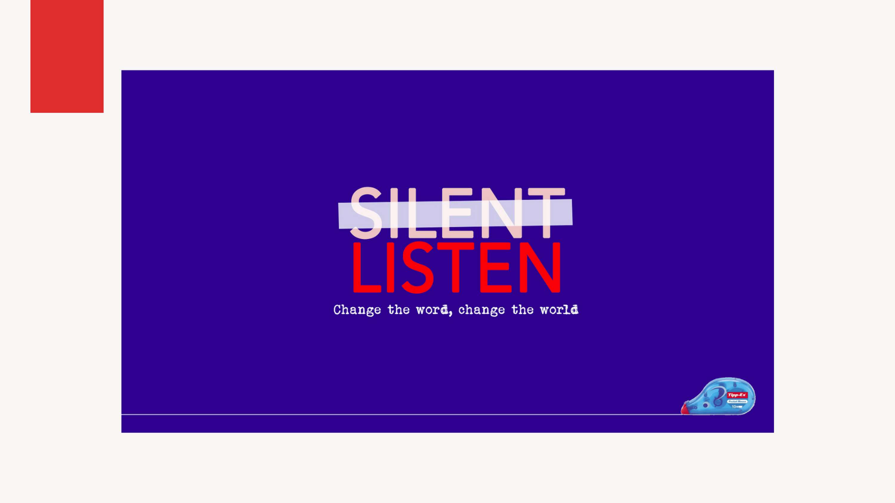 Change the word, change the world by Alice Werrell