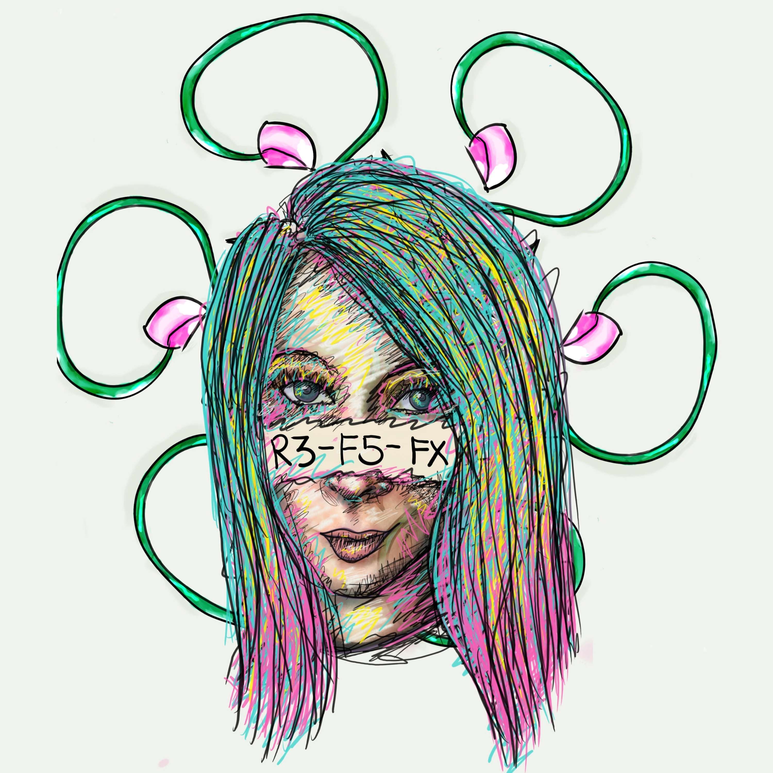 Self portrait by Alice O.