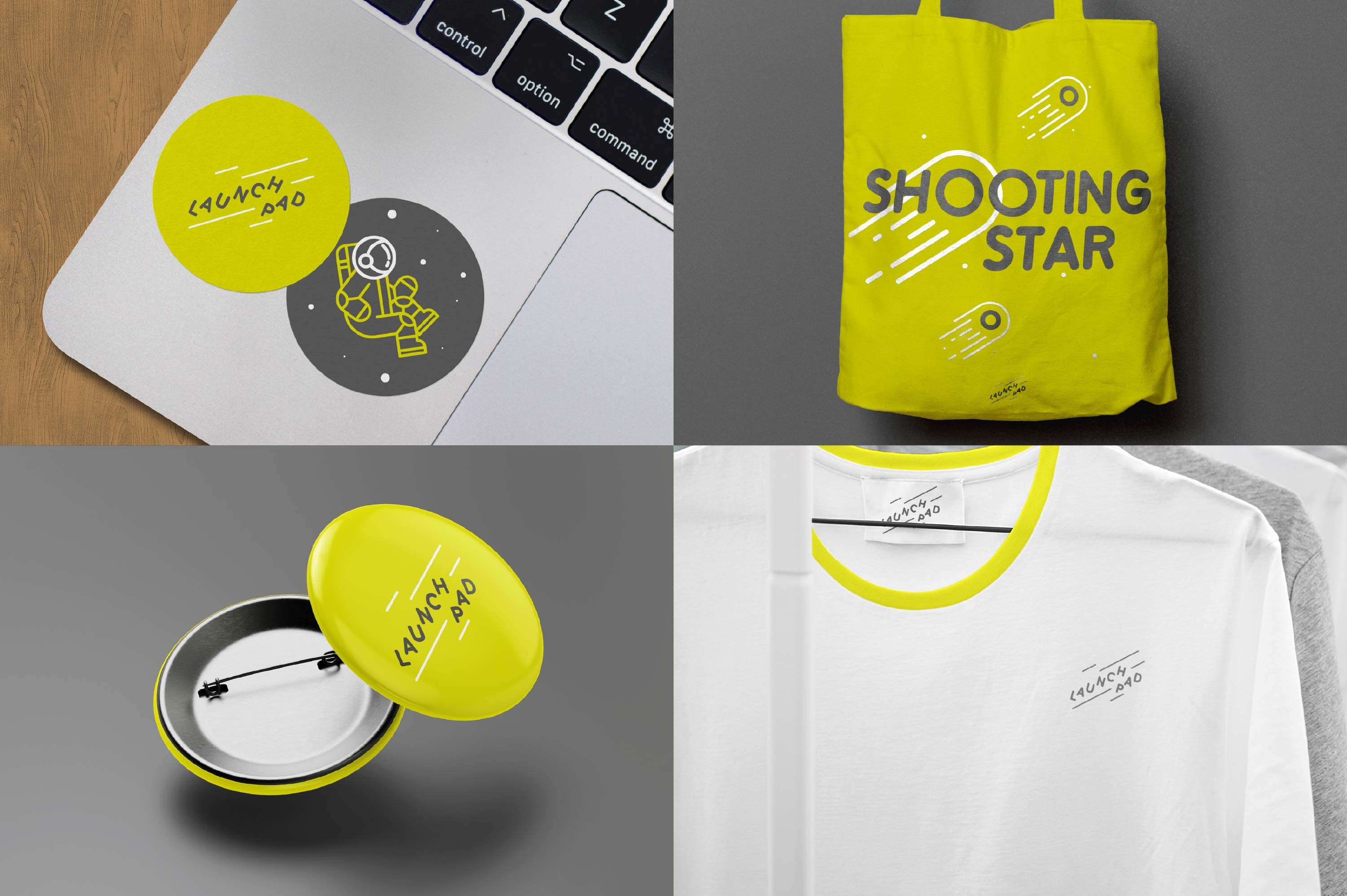 Brand identity for VCCP Launchpad by Joe Childs