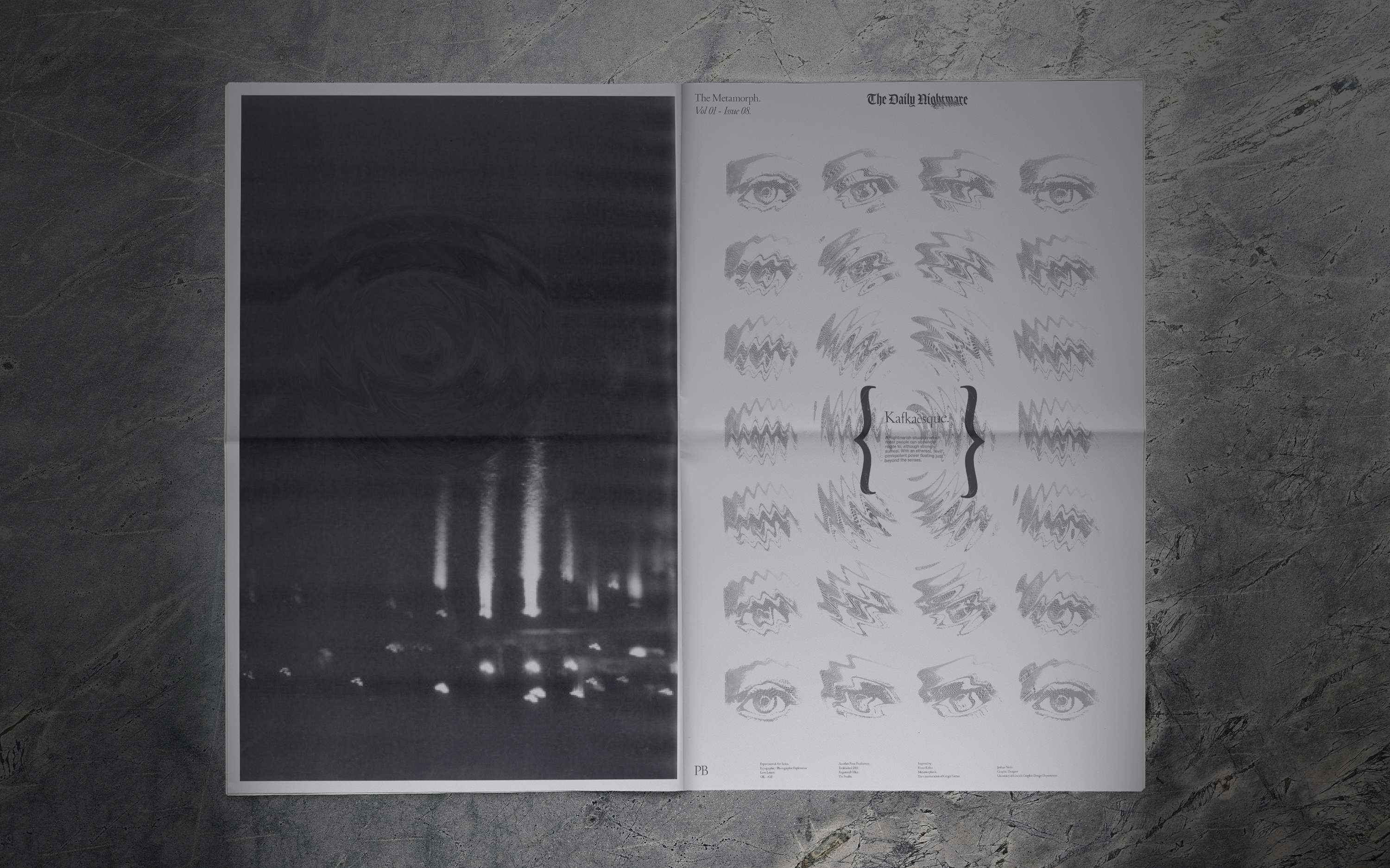 Franz Kafka’s Metamorphosis | Typography by Joshua Neale