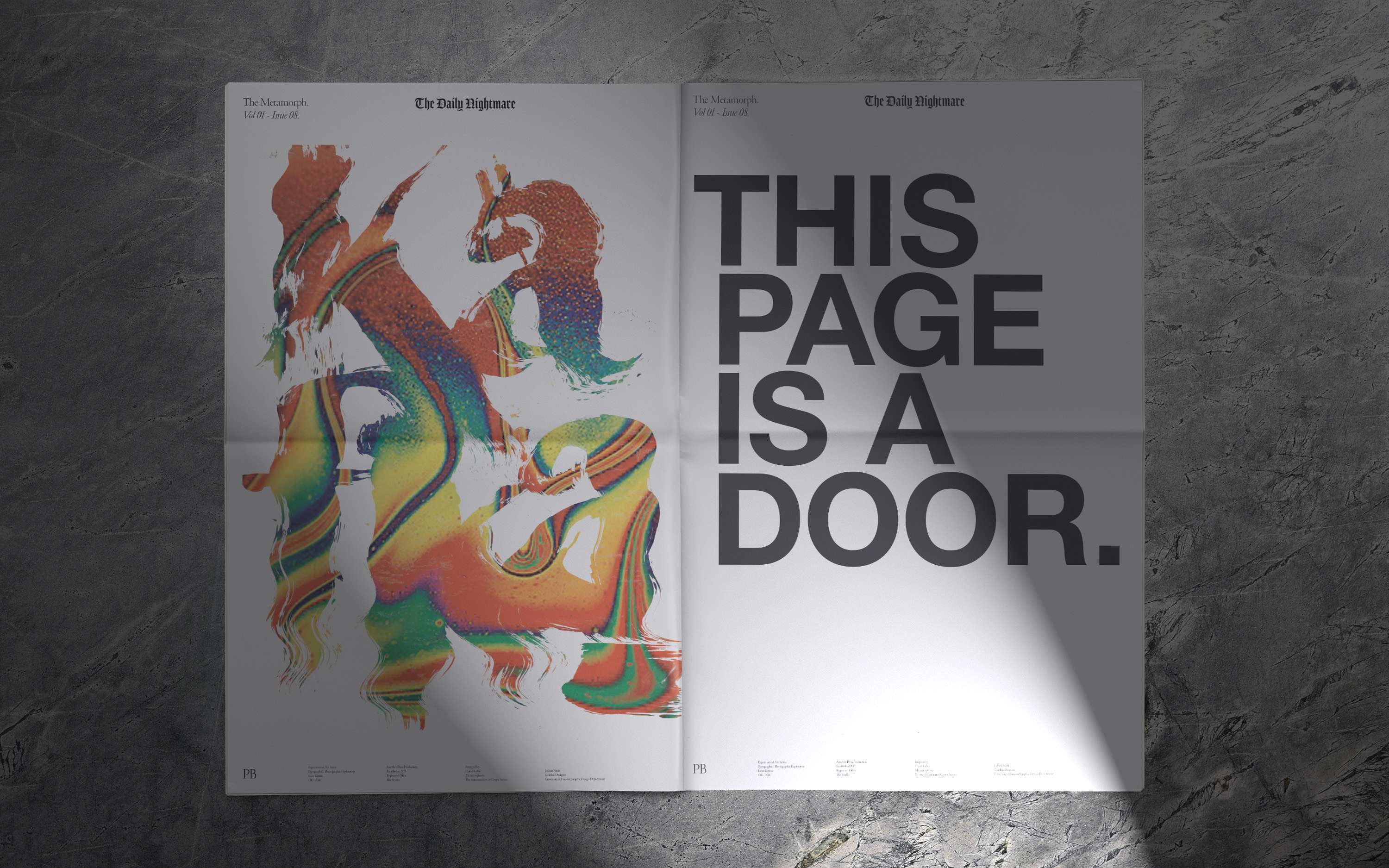 Franz Kafka’s Metamorphosis | Typography by Joshua Neale