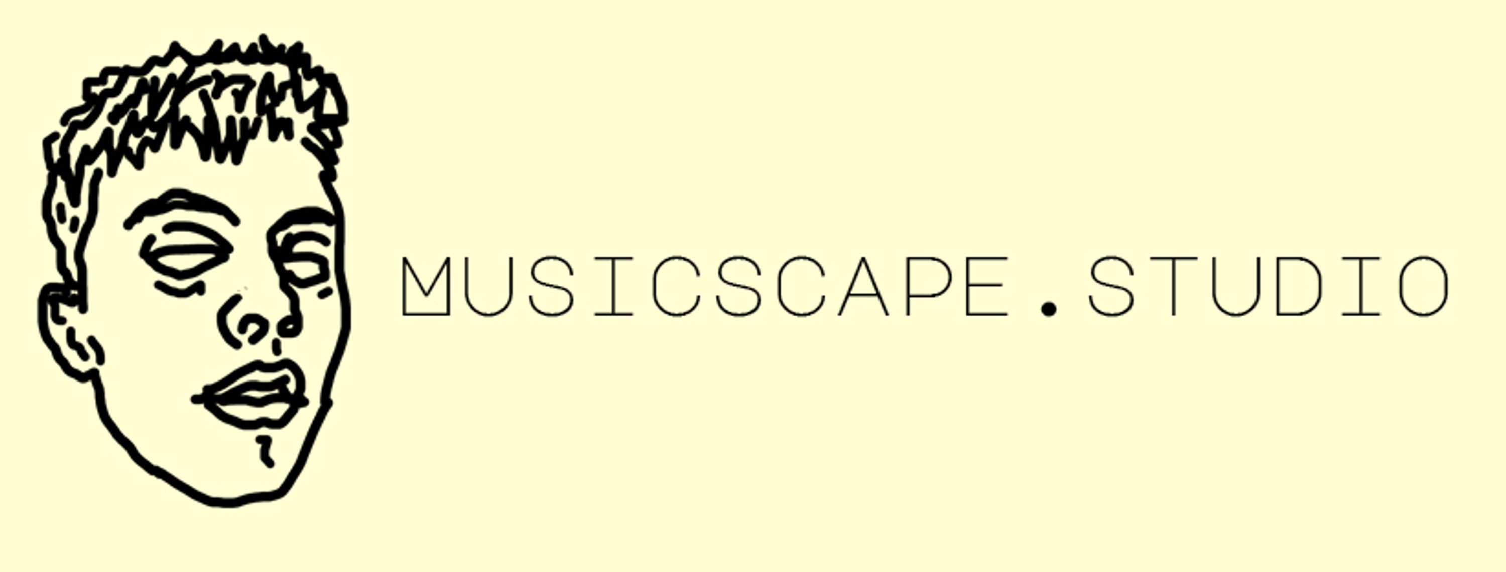 Website graphic design - Musicscape.studio by Tom Cutmore