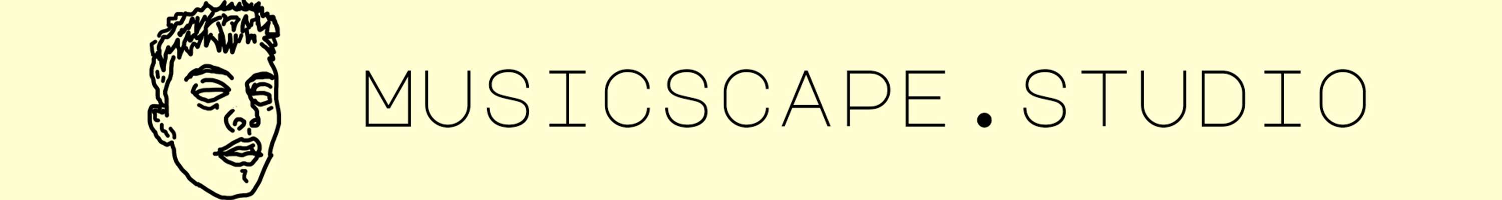 Website graphic design - Musicscape.studio by Tom Cutmore