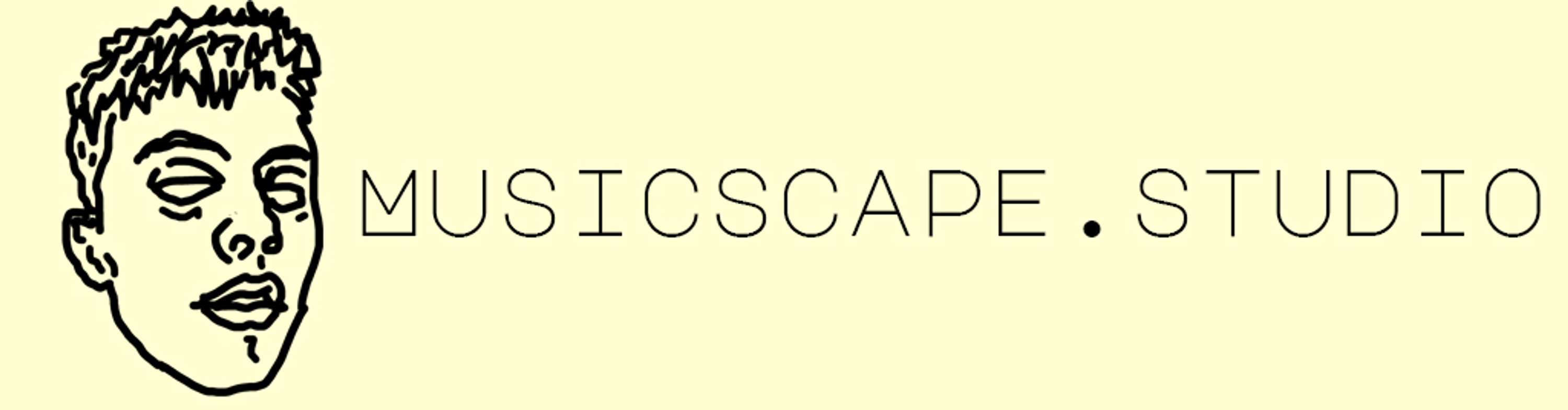 Website graphic design - Musicscape.studio by Tom Cutmore