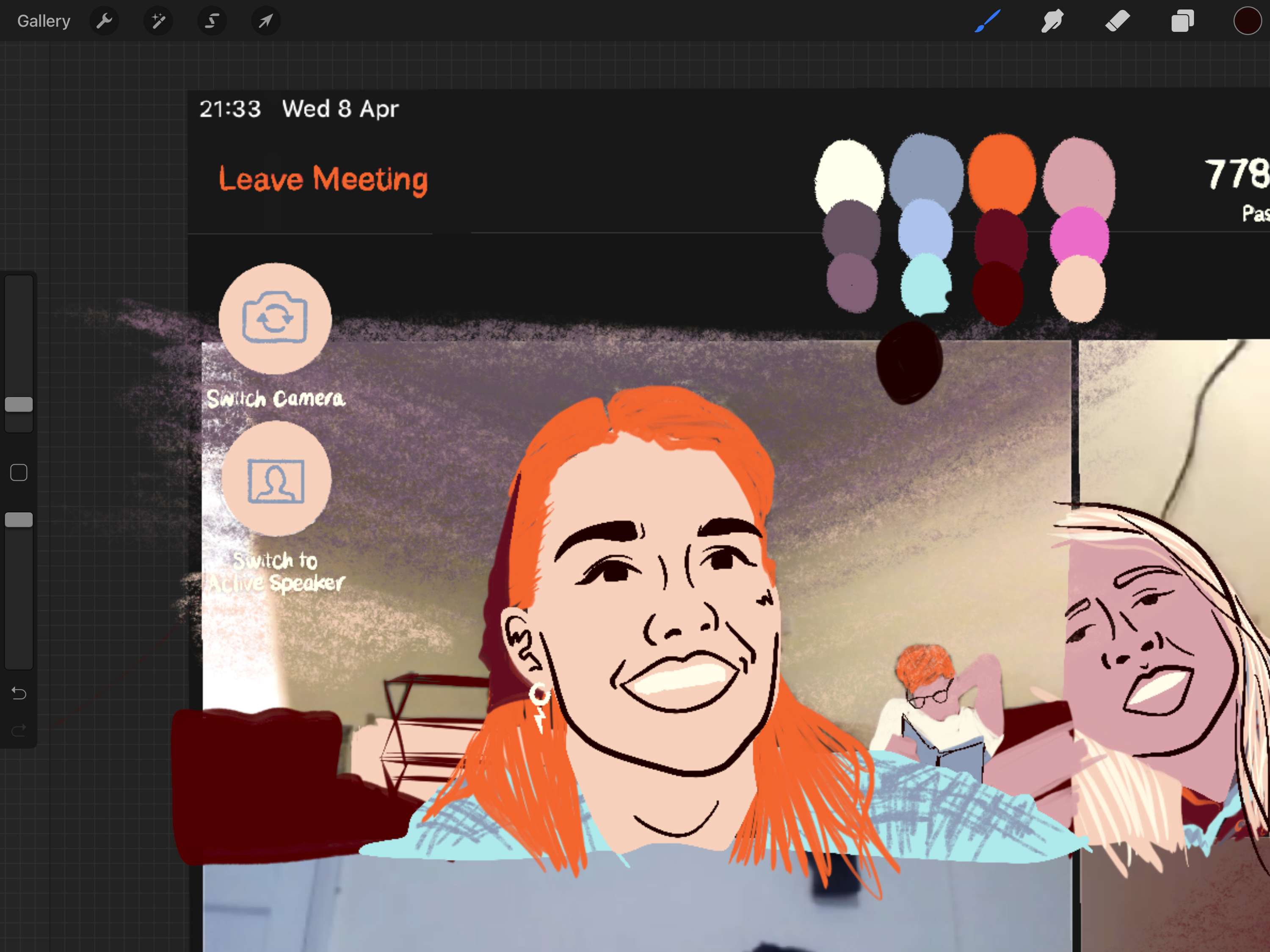 ‘Together: A 2020 x Zoom collaboration’ by Ellie Bassford