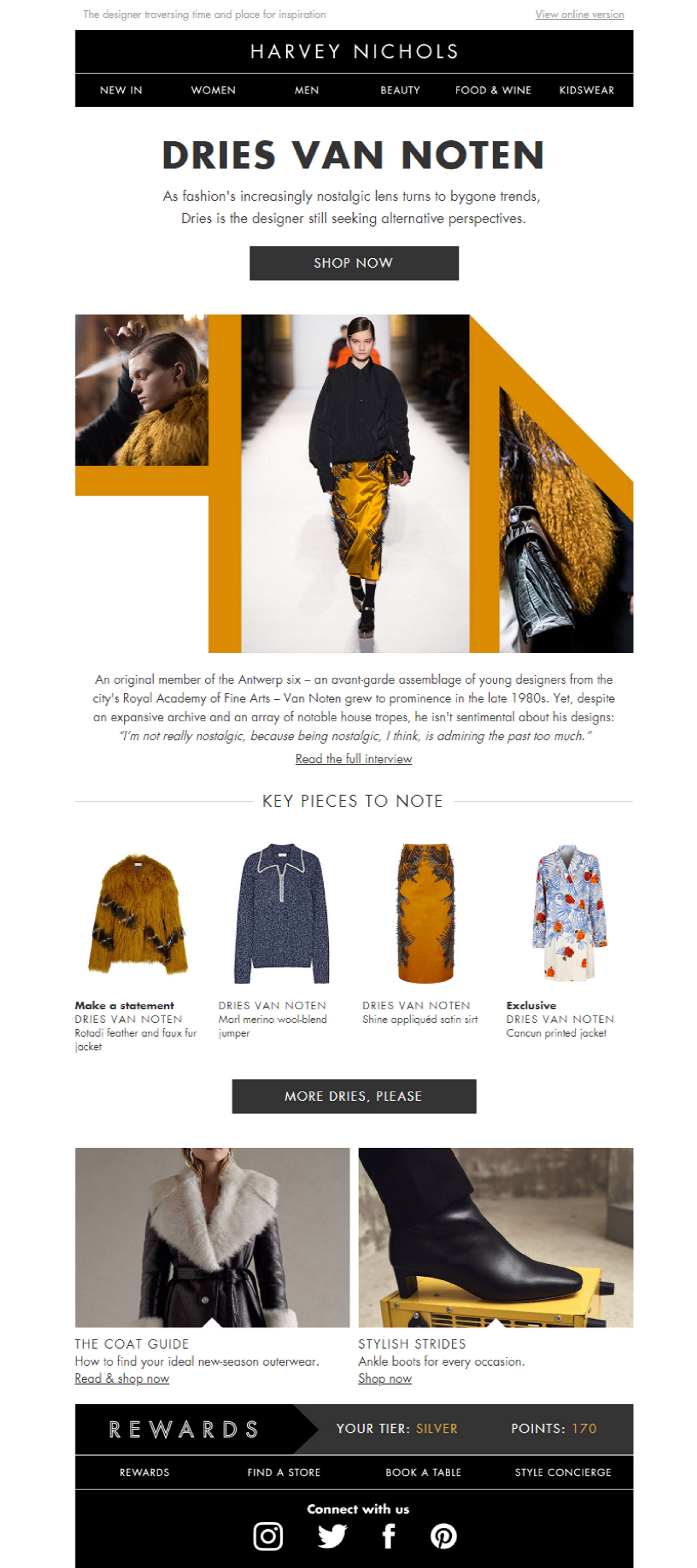 Dries Van Noten -  interview and multi-channel campaign by Mischa Smith