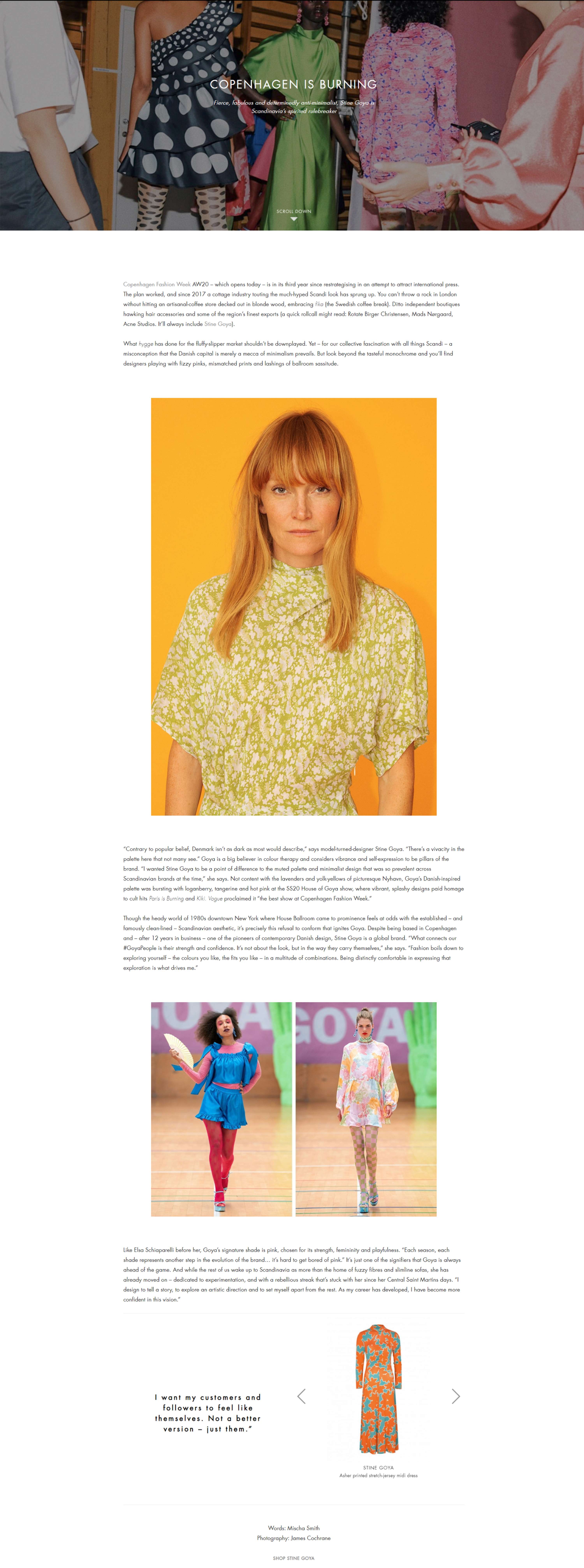 Designer interviews by Mischa Smith