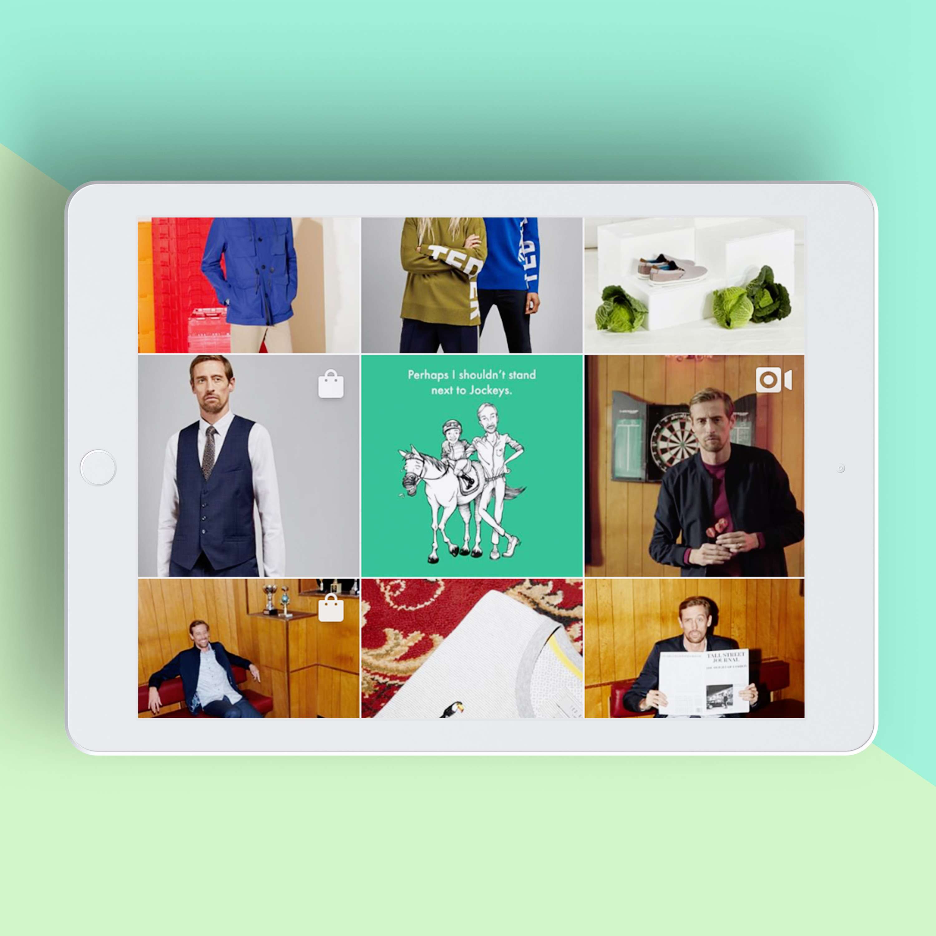 Ted Baker graphics by Serena Gomiero