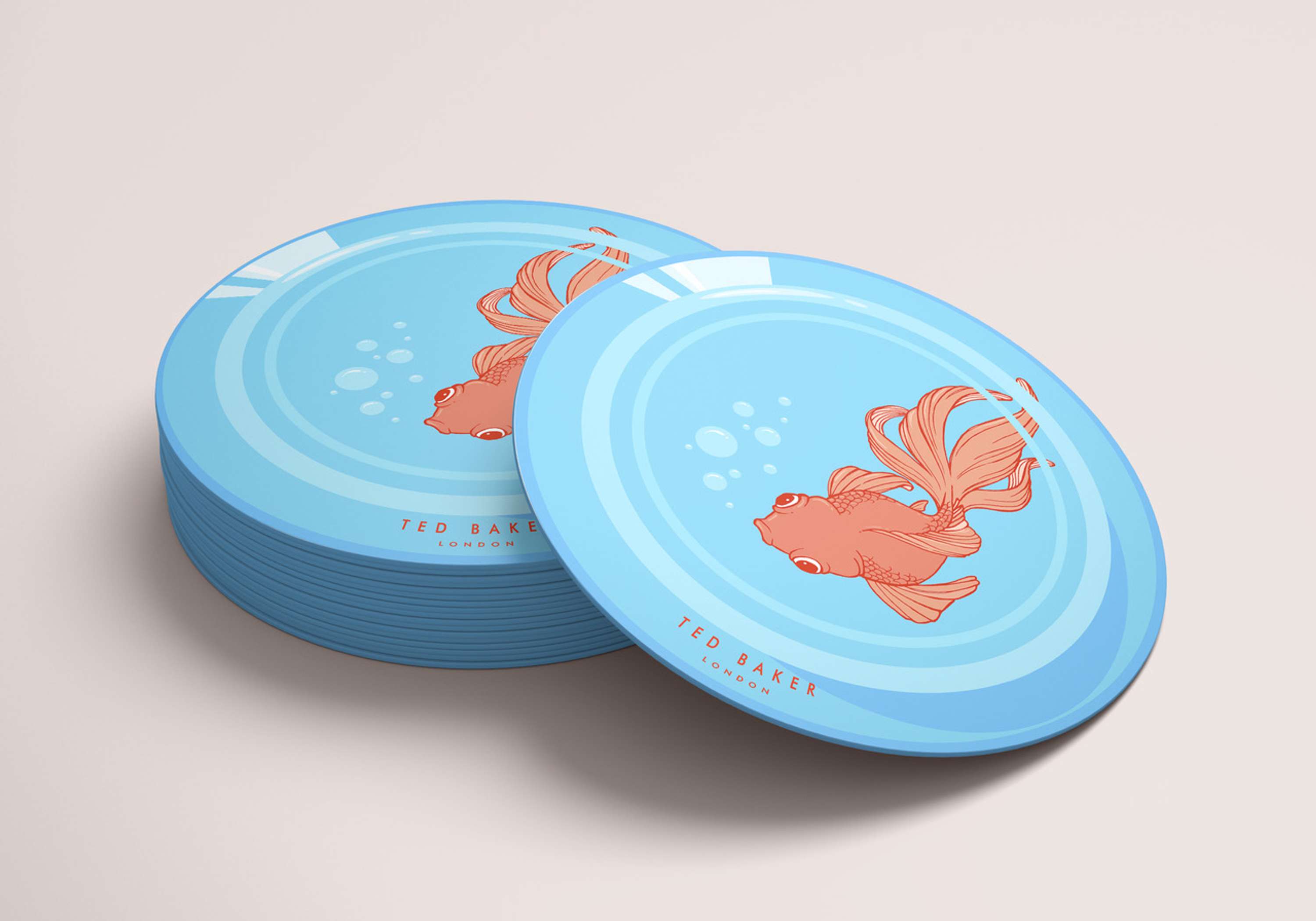 Ted Baker graphics by Serena Gomiero