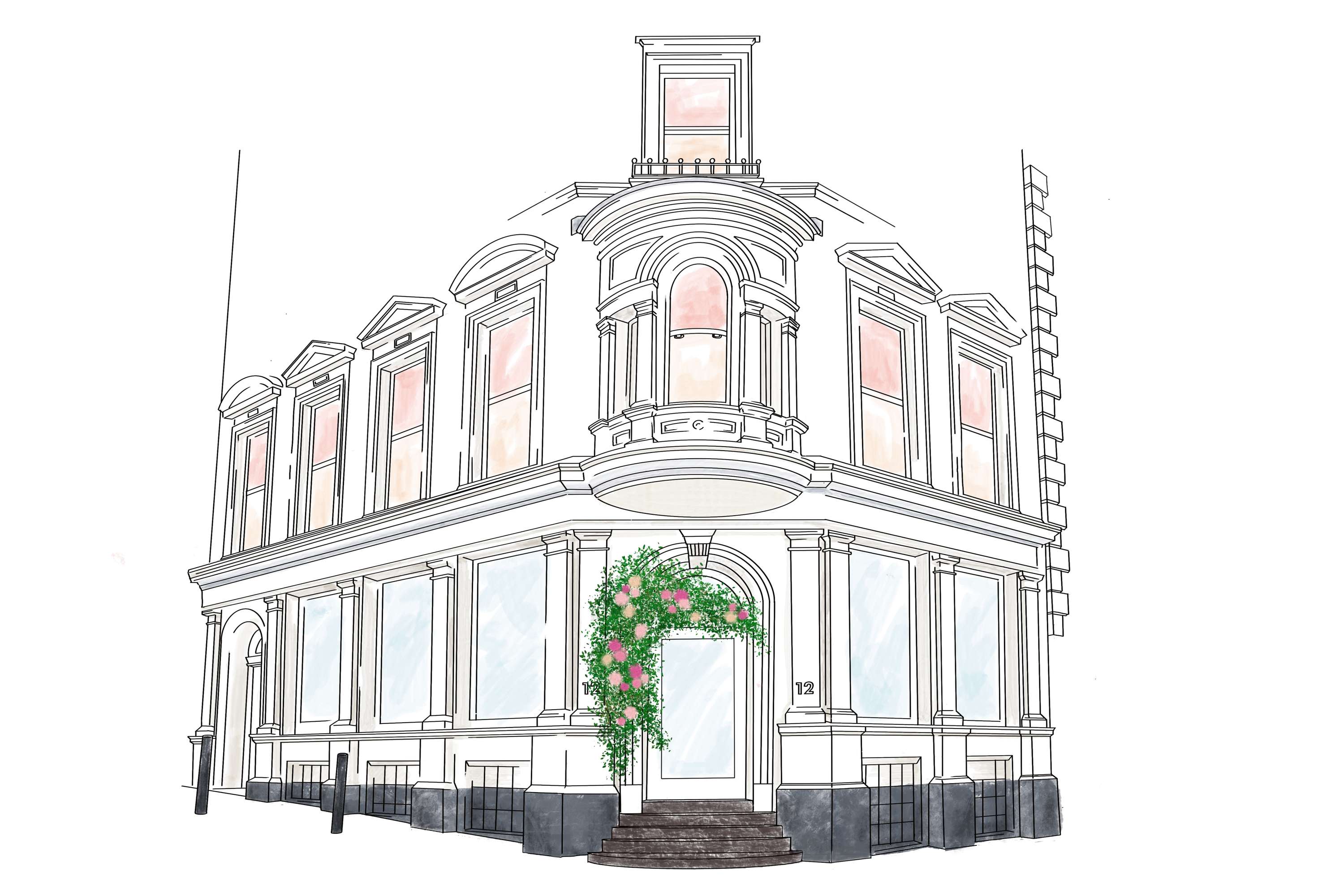 Ted Baker graphics by Serena Gomiero