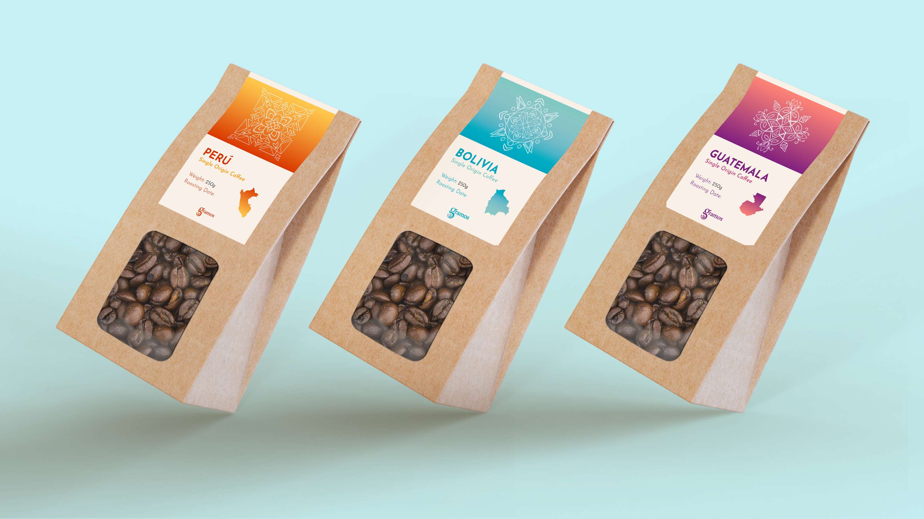 GRAMOS -Logo refresh & packaging design by Serena Gomiero