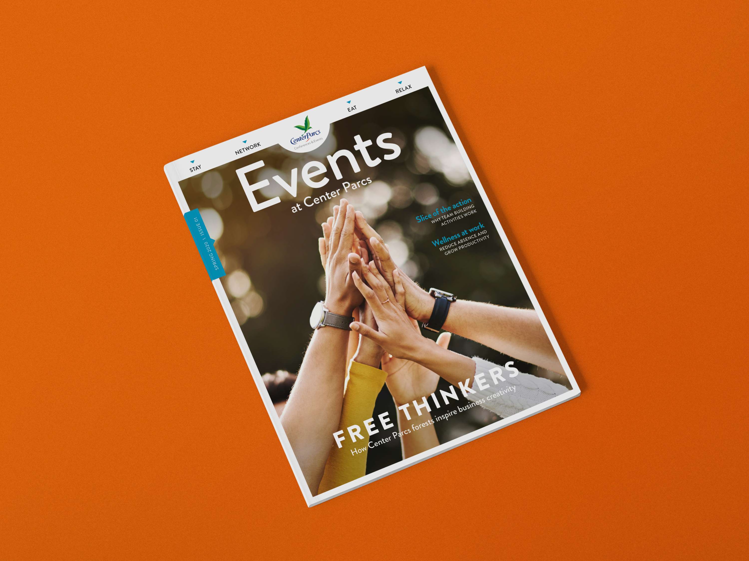 Events at Center Parcs / Editorial Design by Katrina Ravn