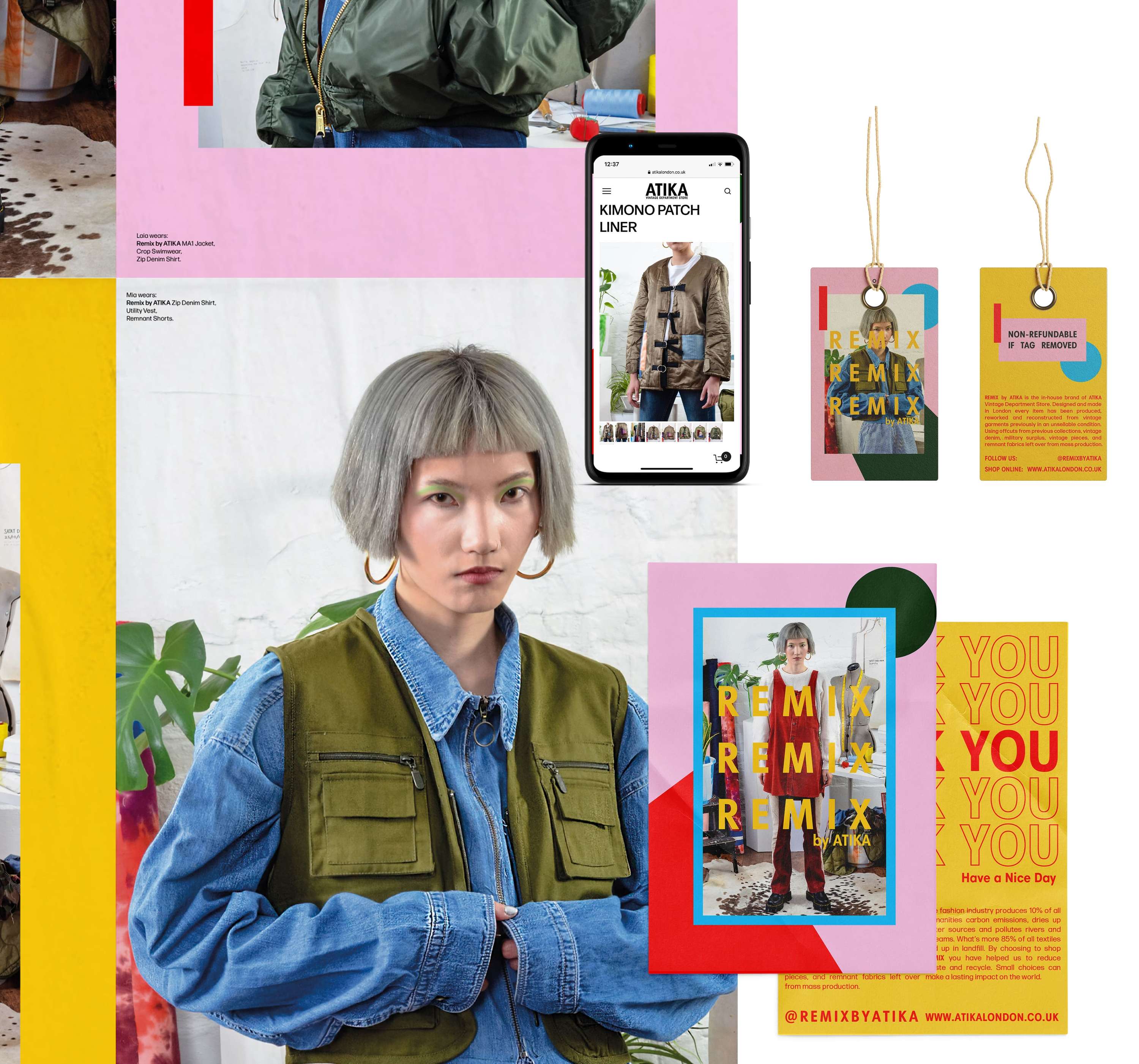 REMIX by ATIKA SS20 - Identity & E-Commerce Platform by Samuel Sutton