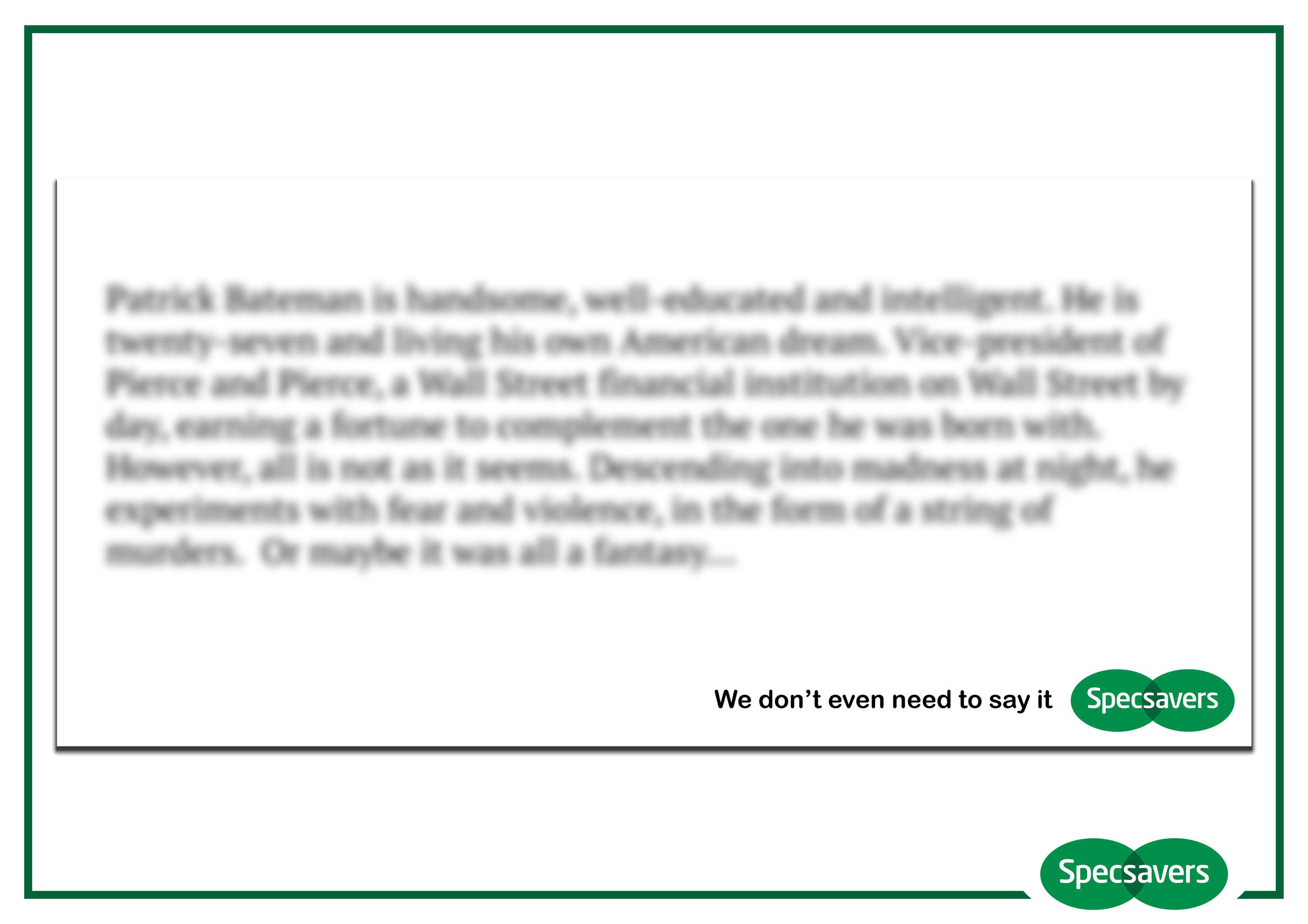 Specsavers by Jed&Ev Creative