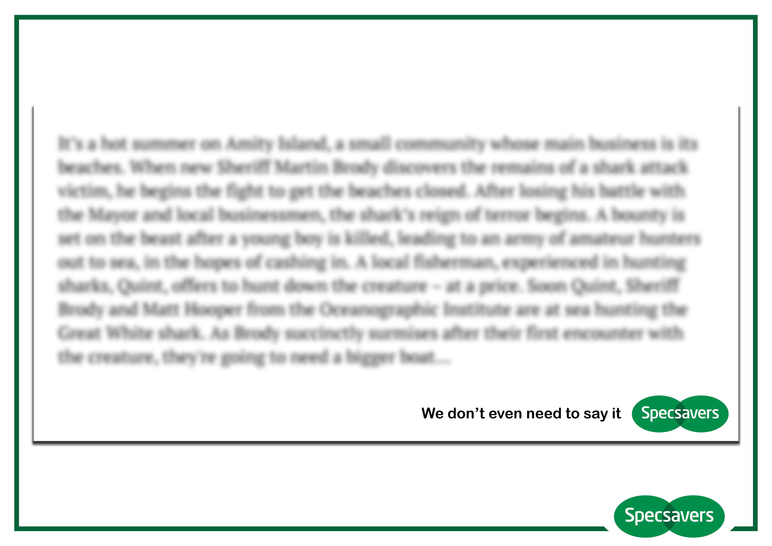 Specsavers by Jed&Ev Creative