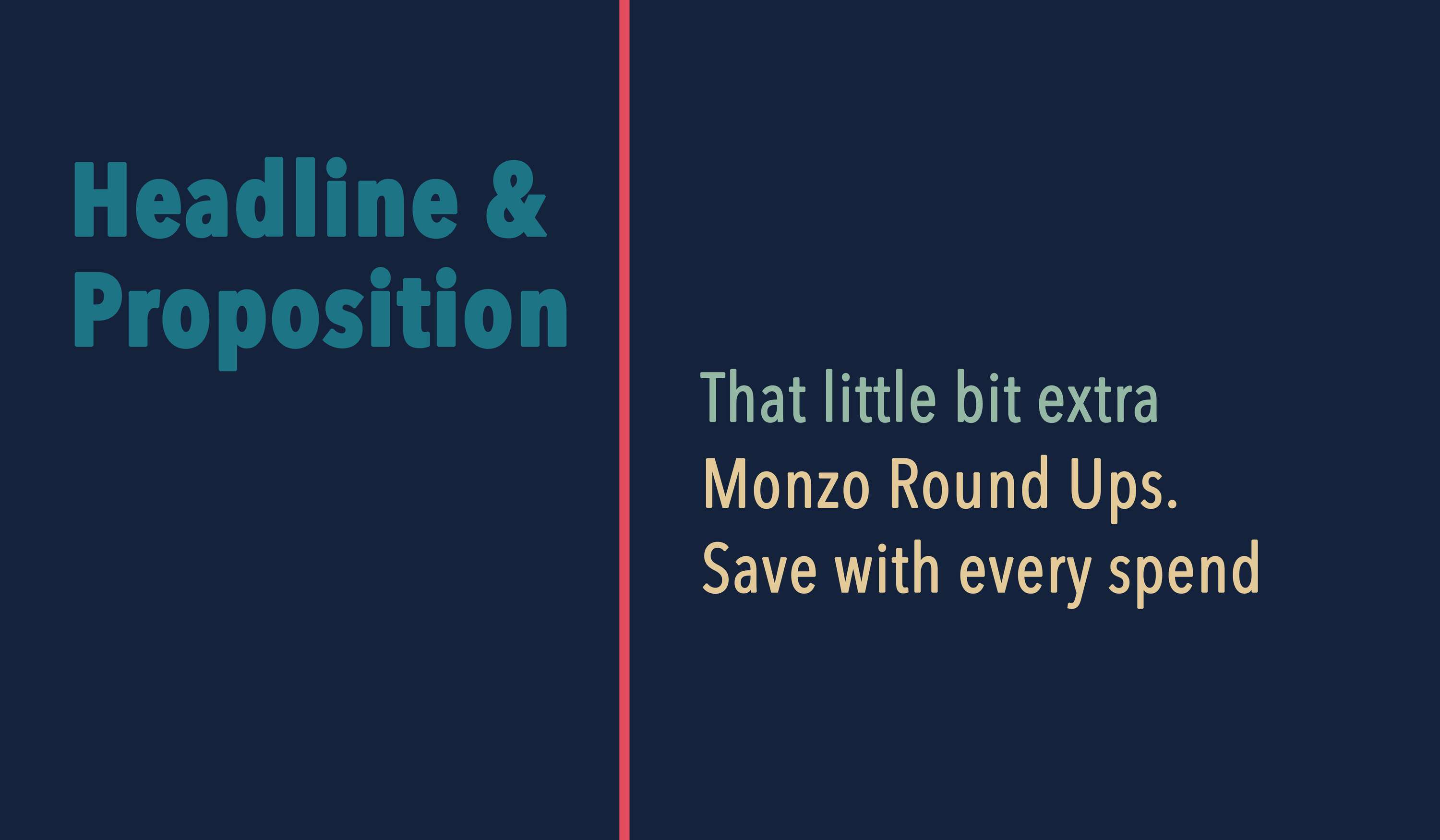 Monzo Round Ups by Hannah Freeman