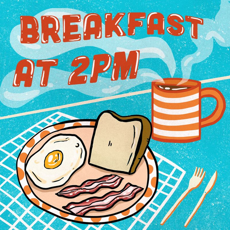 Breakfast at 2pm by Sofia Picciuto