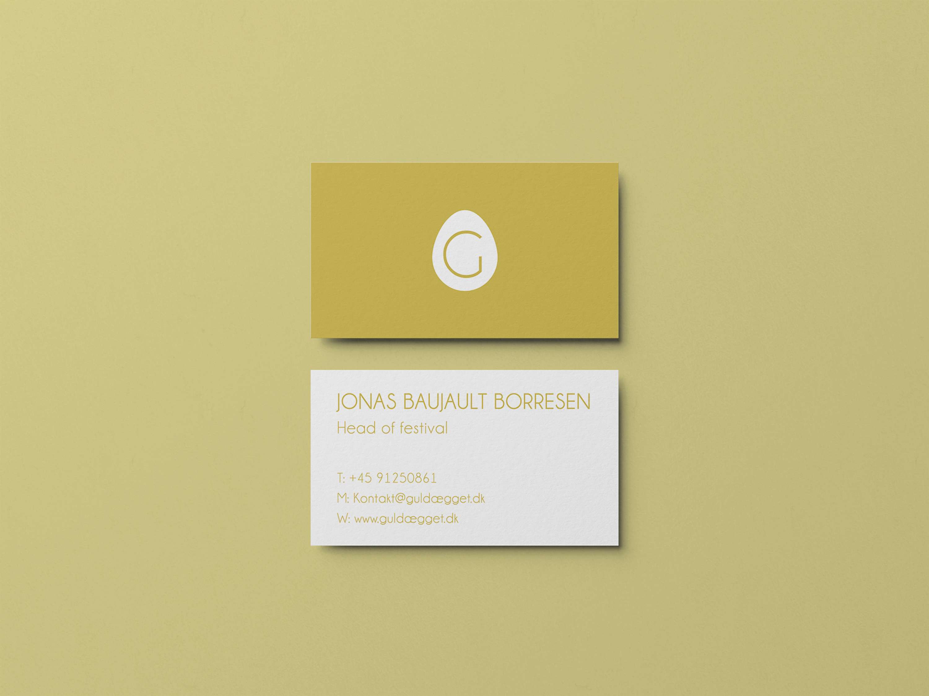 Guldægget 2016 visual identity by Jonas Baujault Borresen