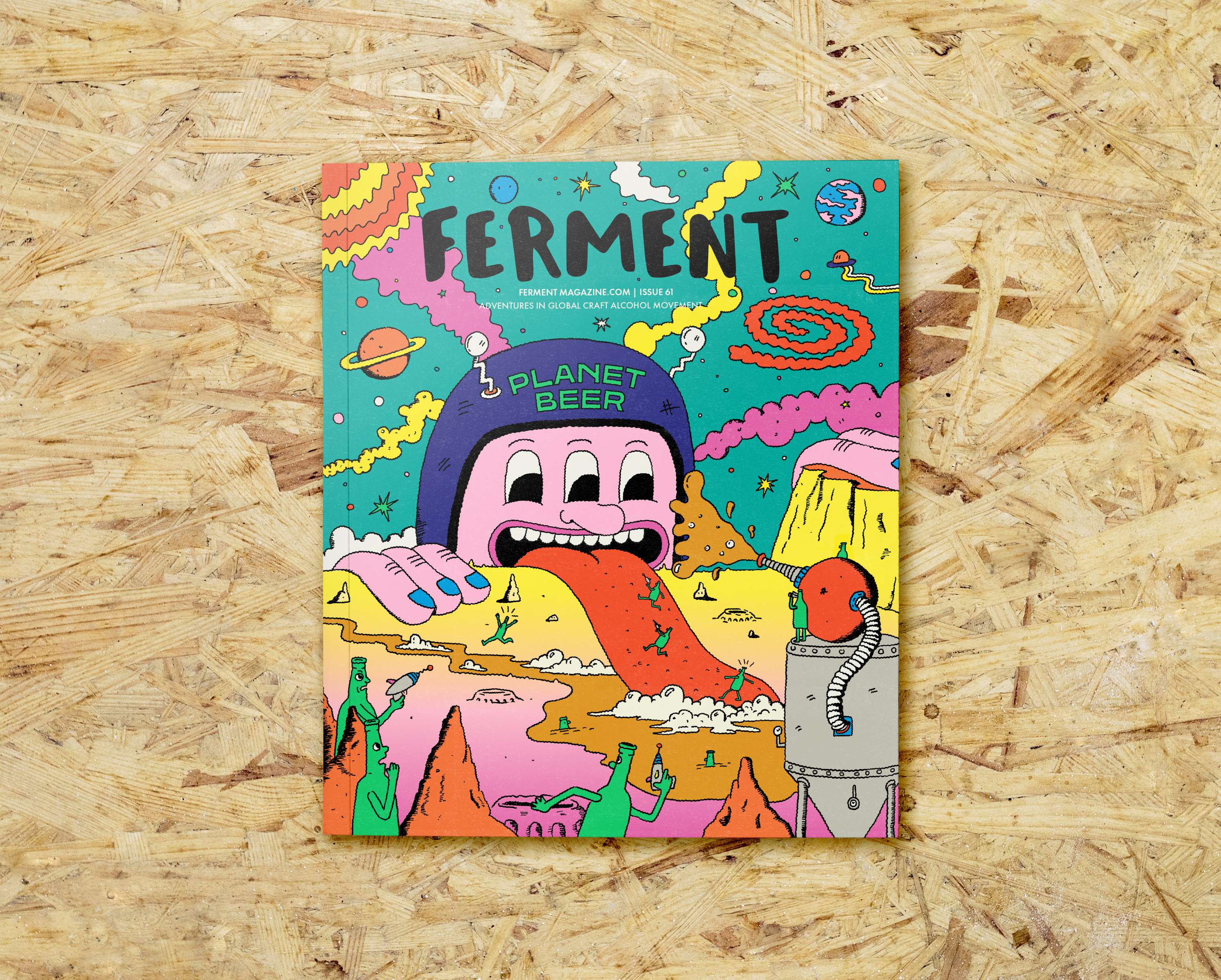 FERMENT MAGAZINE  (mock) by AJ Higgins