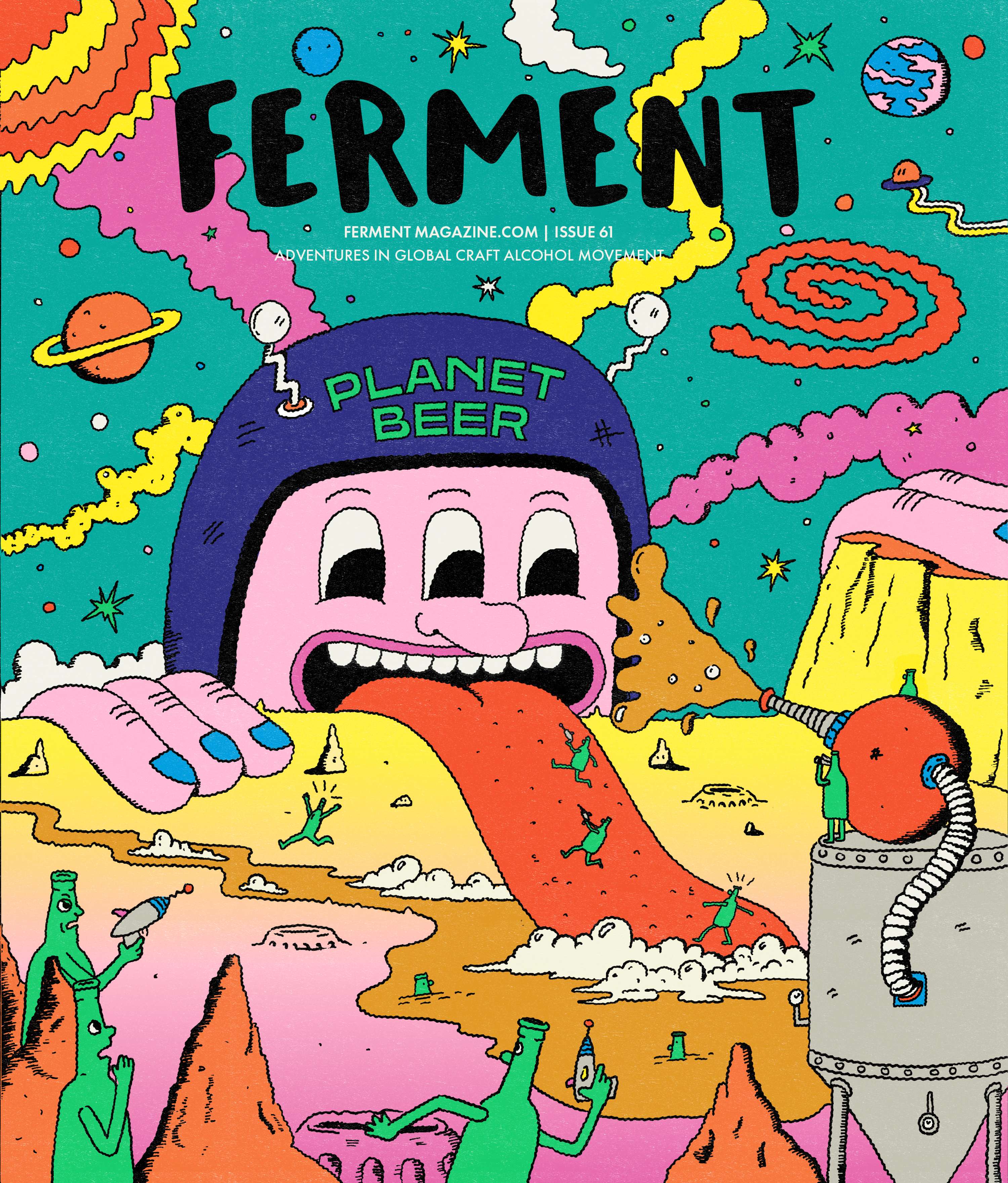 FERMENT MAGAZINE  (mock) by AJ Higgins