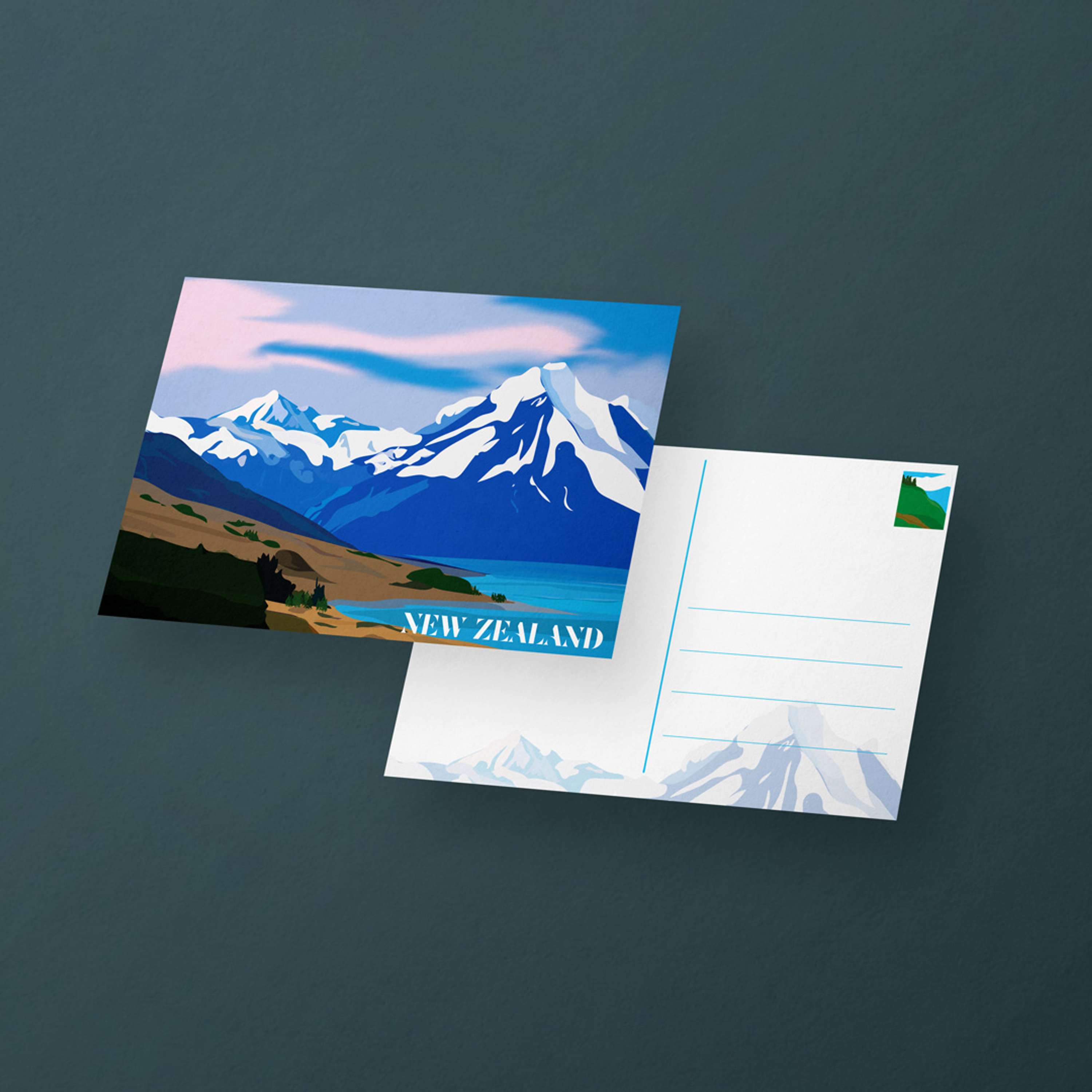 Bucket List Postcards by Off Topic Studio