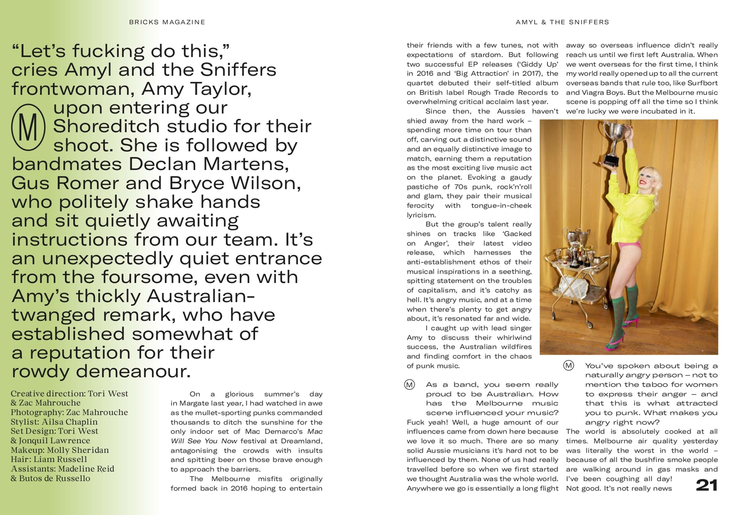 BRICKS #7 'The Rise Together' Issue by Maddy Reid
