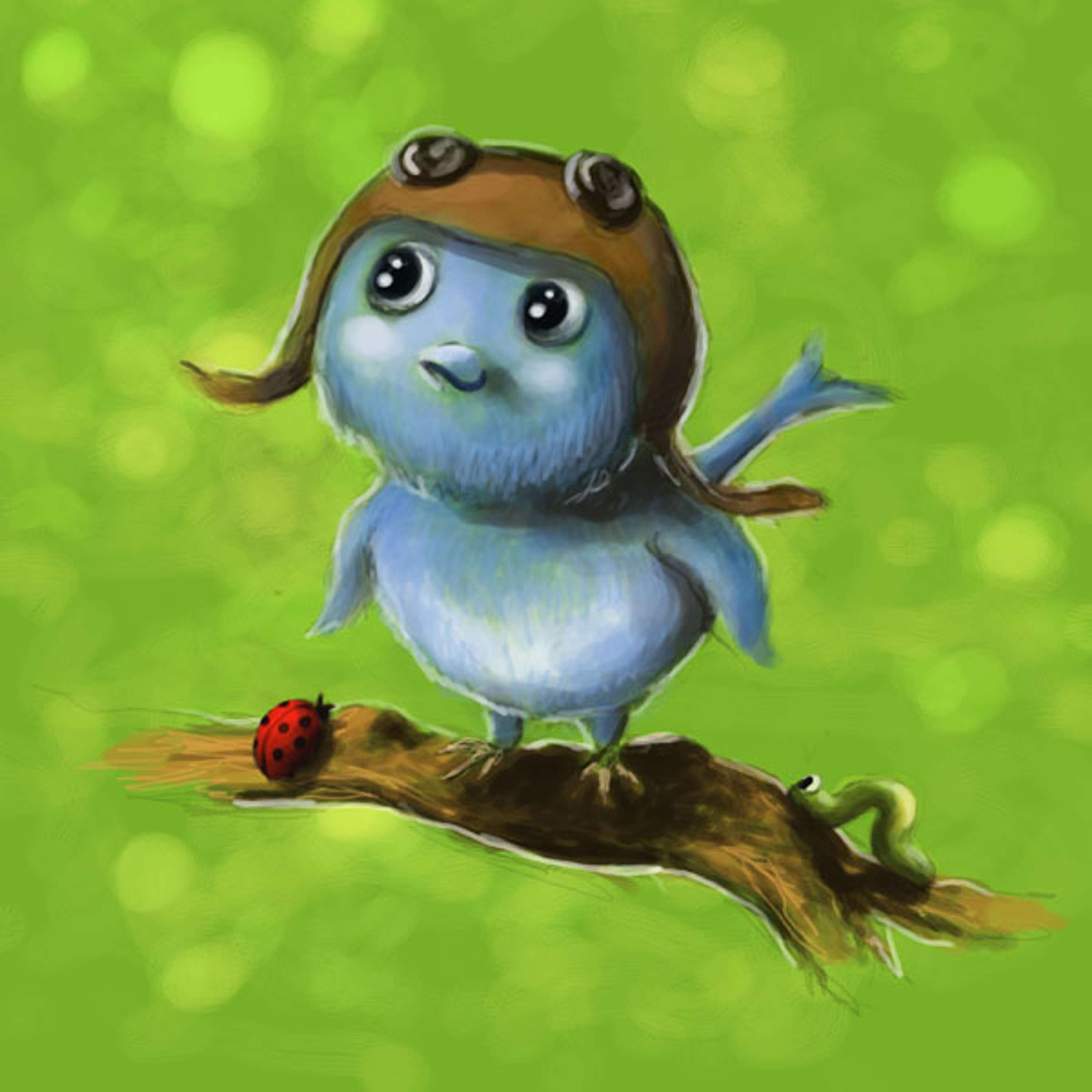 Wake Up, Little Bluebird by Csongor Veres