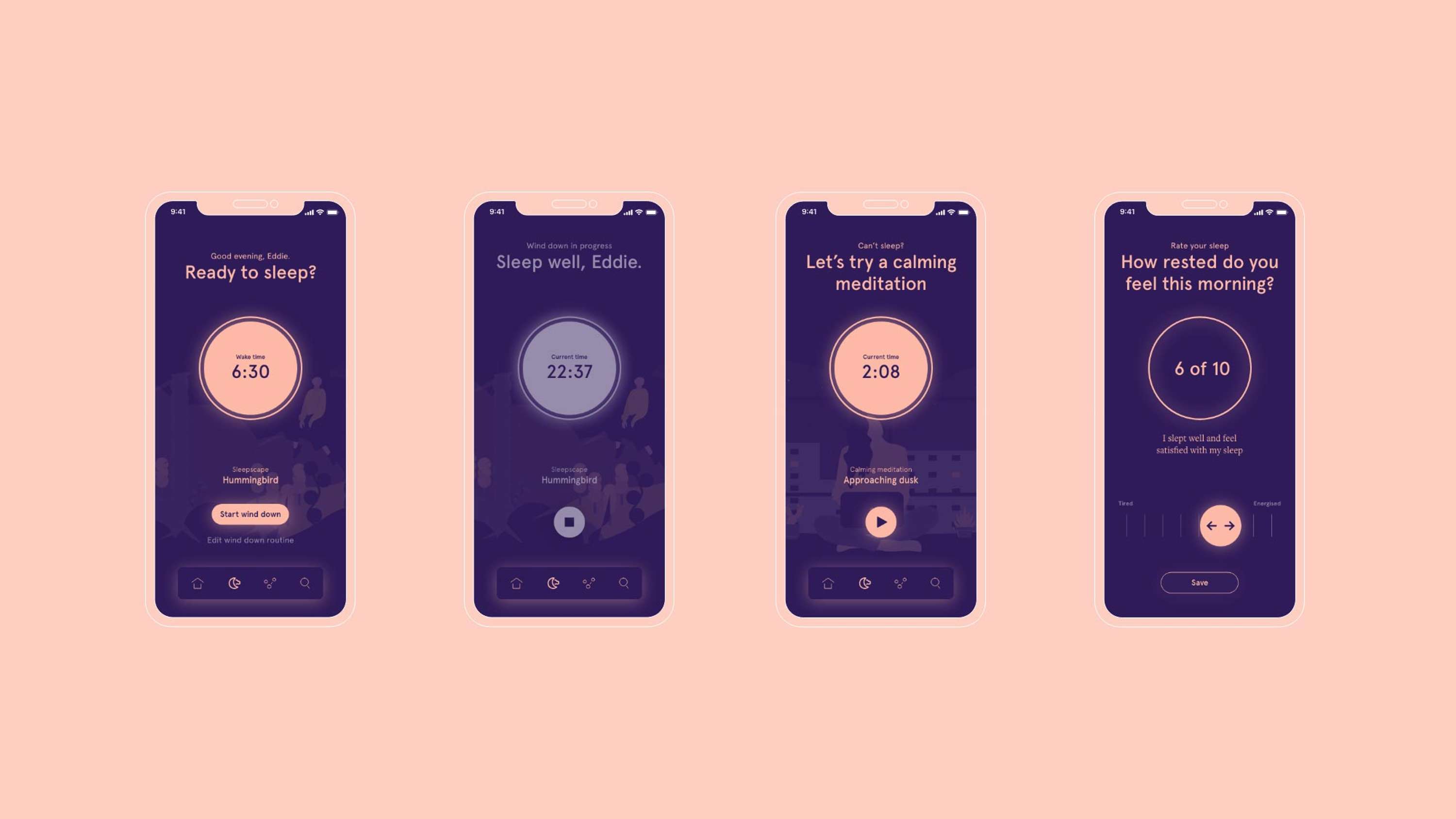 Wind Down | Sleep app by Eddie Stuart