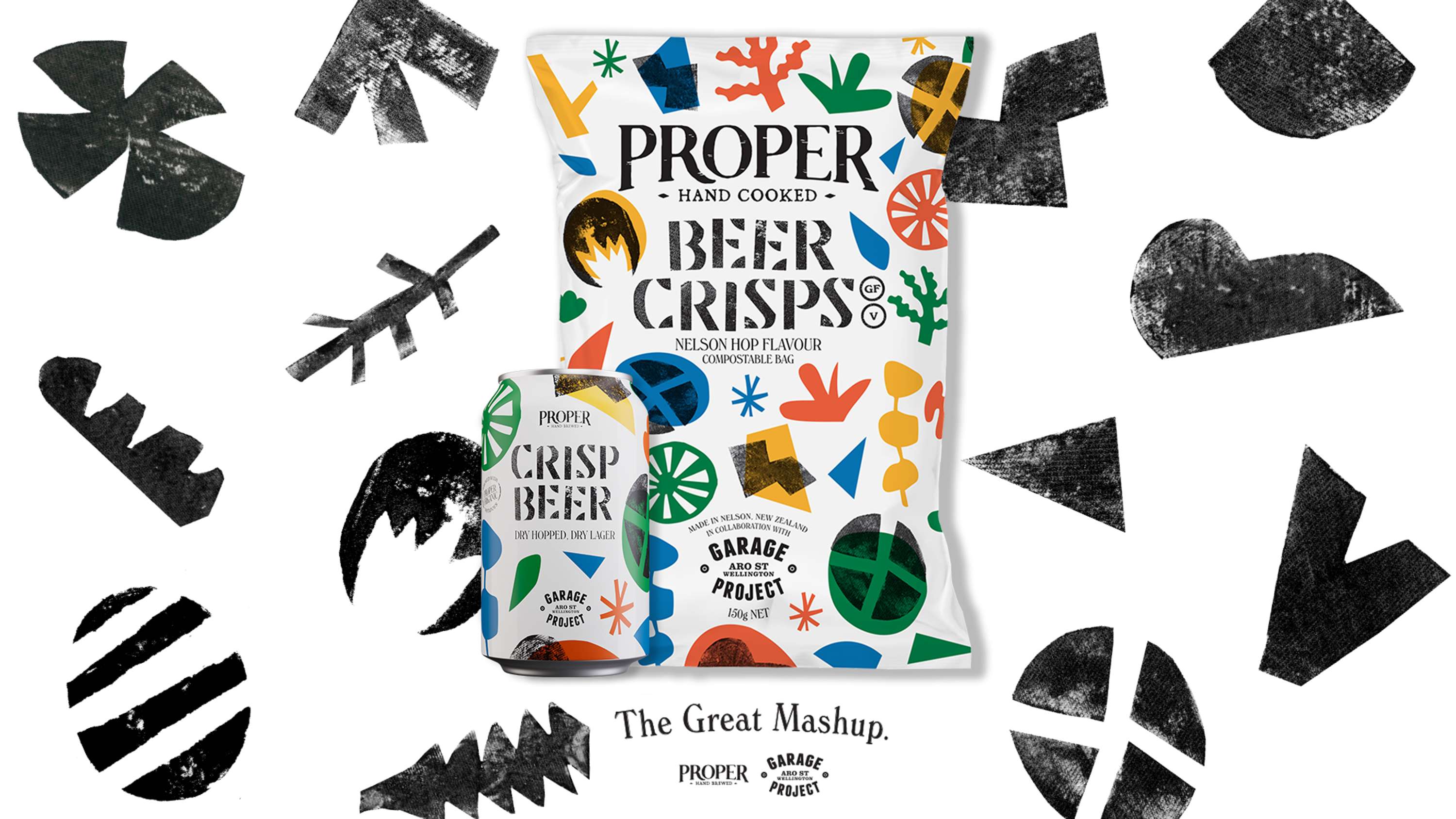Garage Project and Proper Crisp's - Packaging Design by Jive Prints