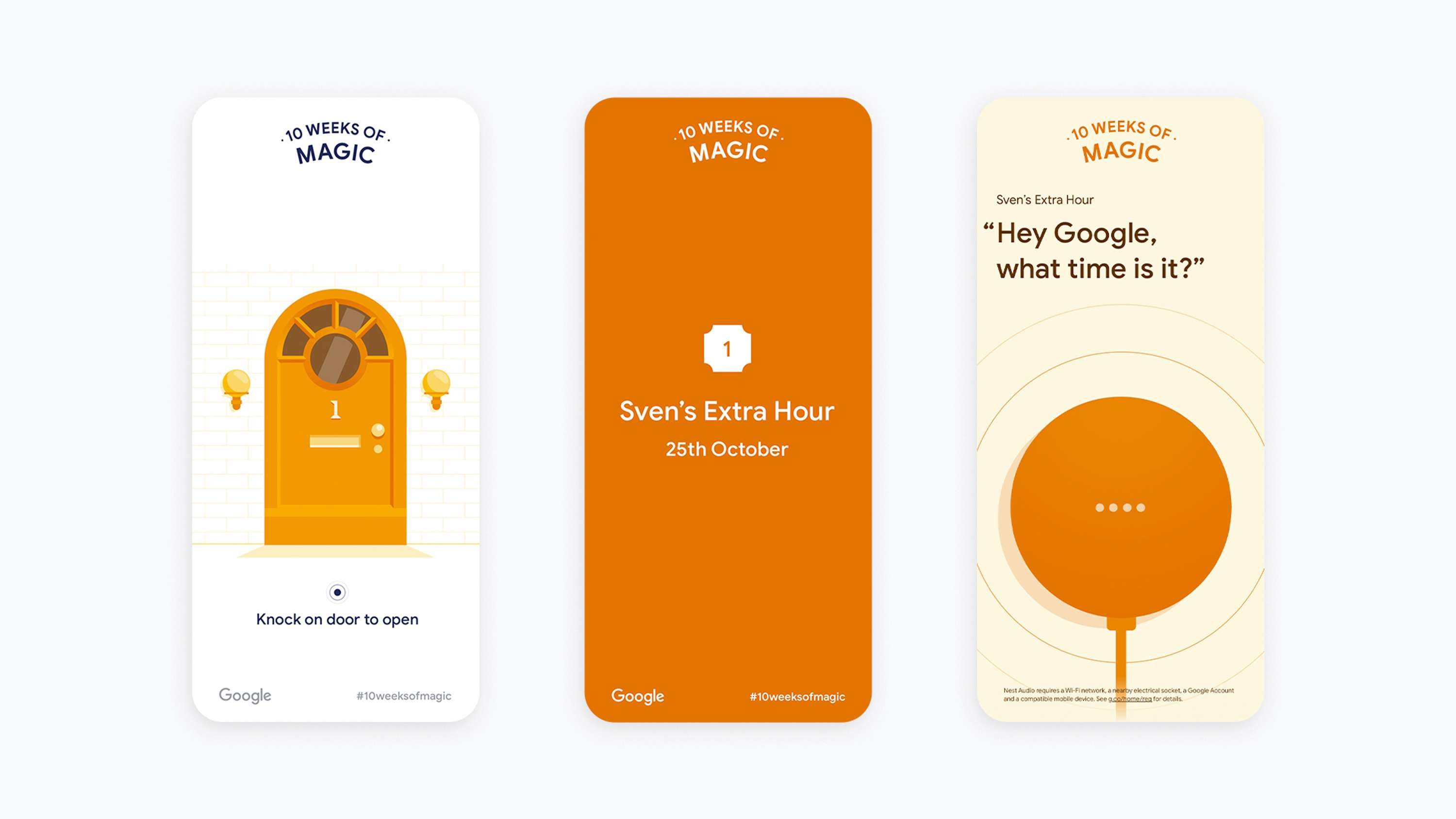 Google 10 Weeks of Magic by PHANTOM