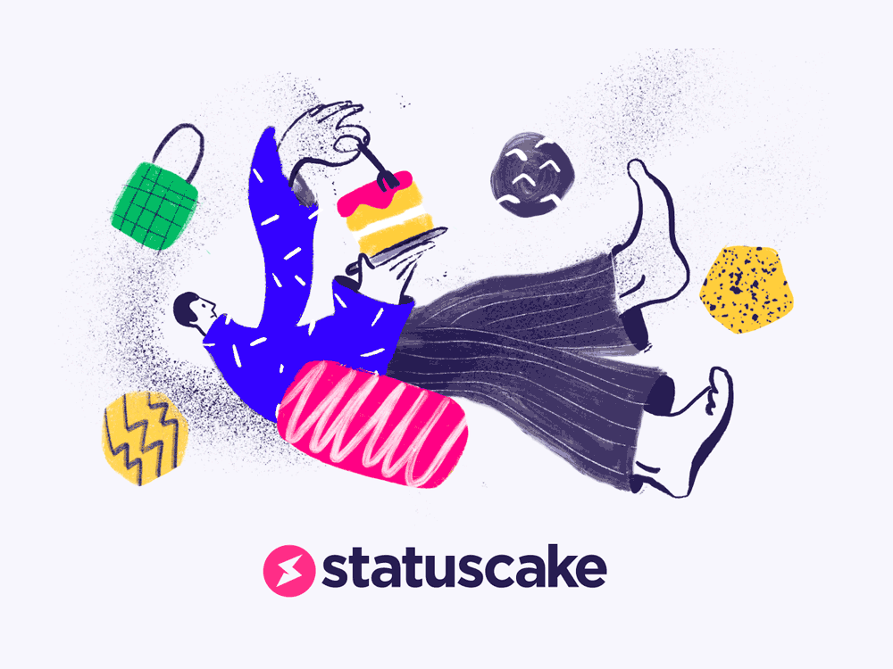 Statuscake website graphics by Nancy Butterworth