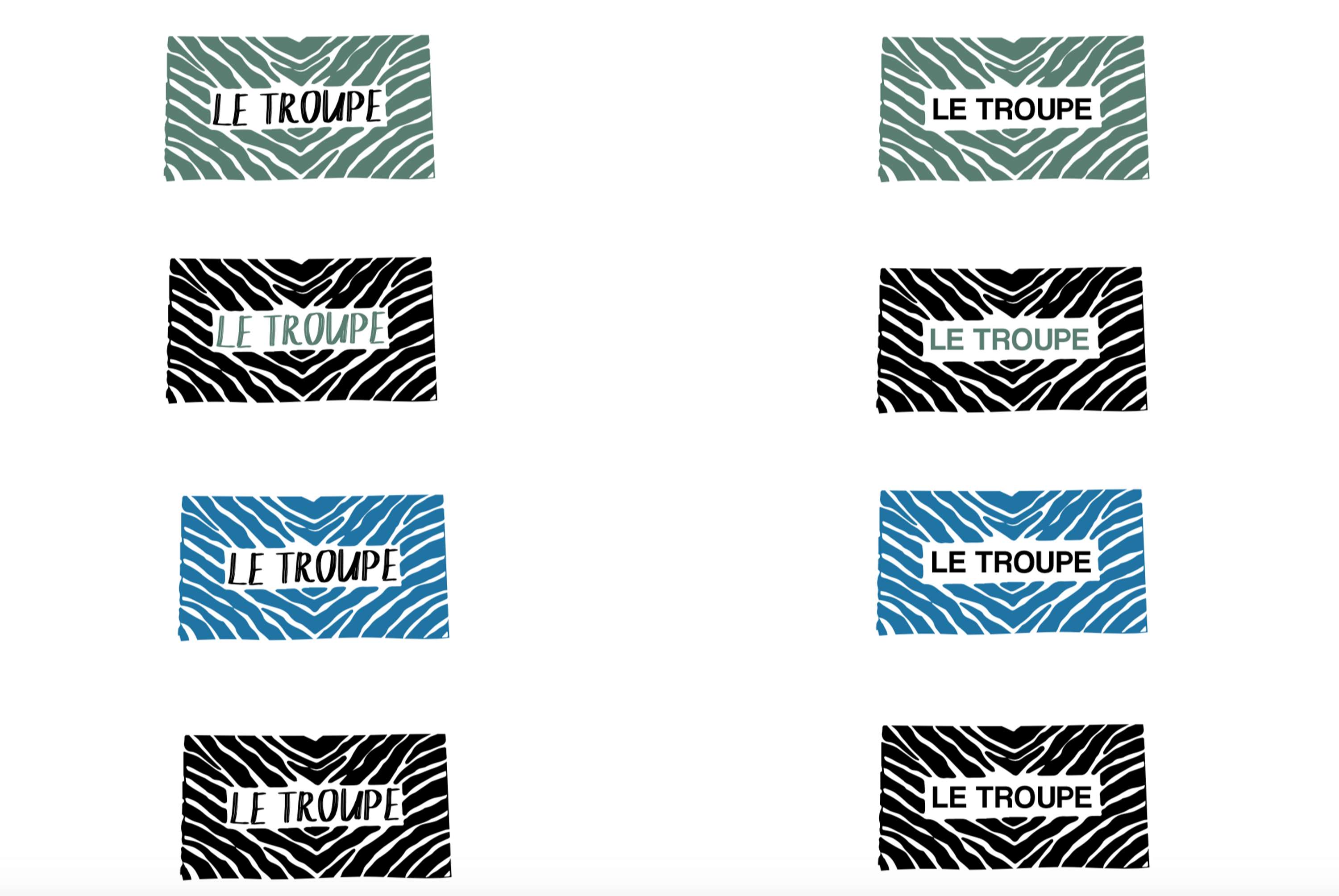 LeTroupe // Naming and branding design by Marisol Gonzalez Nohra