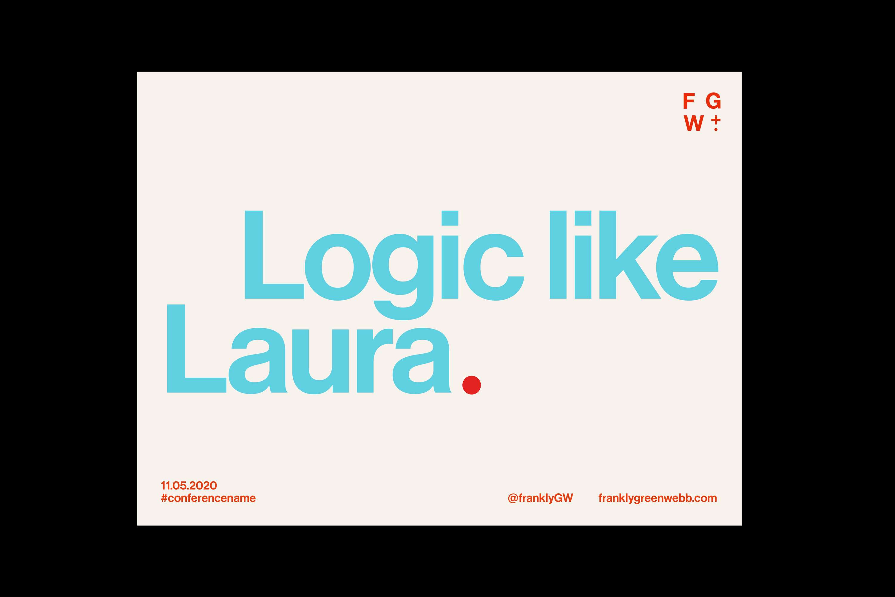 A nod to Swiss design for Frankly Green + Webb. by Dani Molyneux