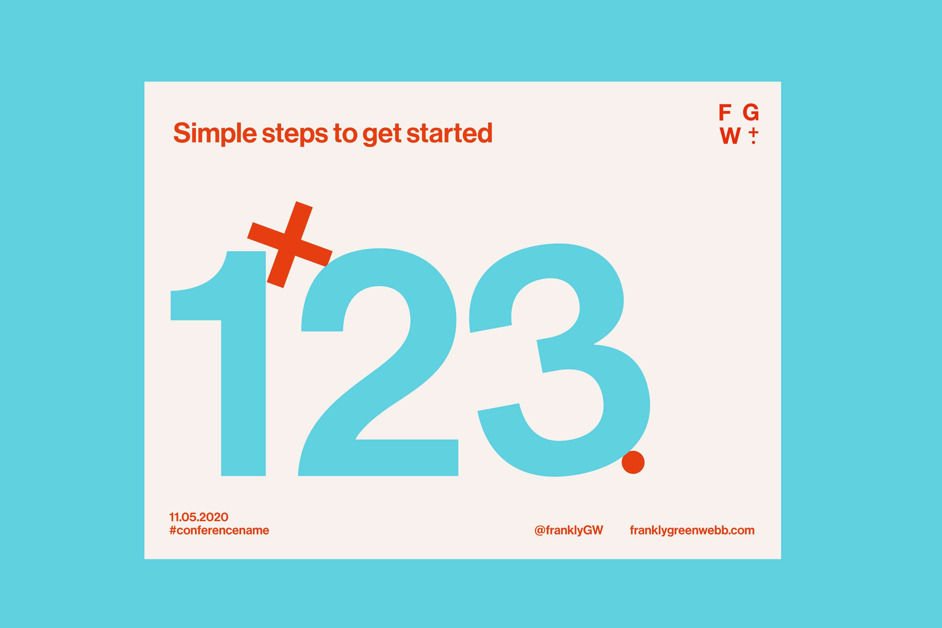A nod to Swiss design for Frankly Green + Webb. by Dani Molyneux