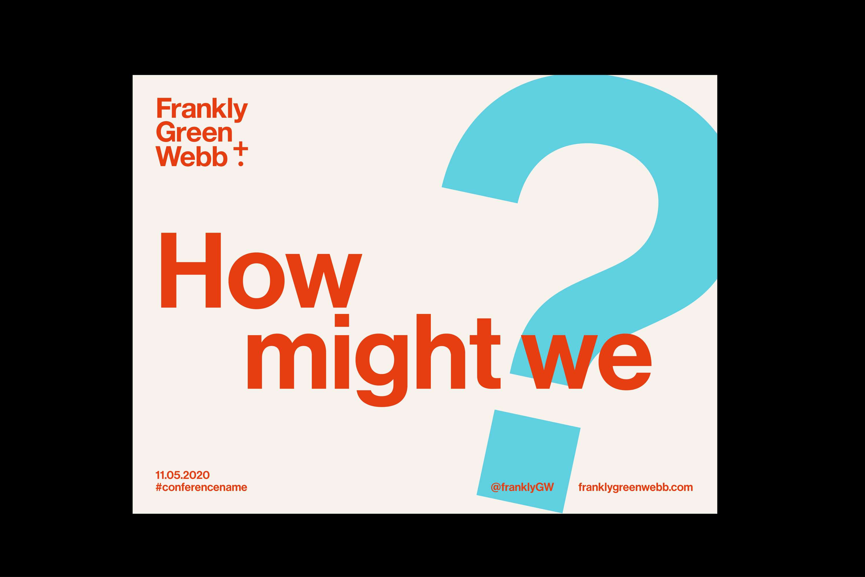 A nod to Swiss design for Frankly Green + Webb. by Dani Molyneux