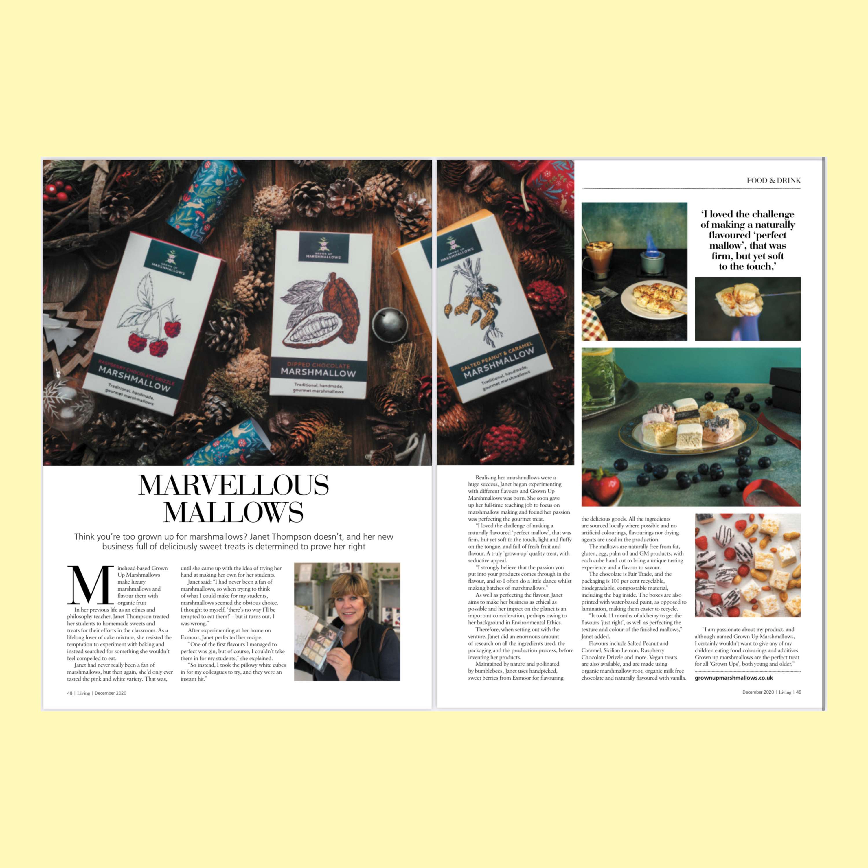 Media Coverage: Grown Up Marshmallows by Livvi Grant
