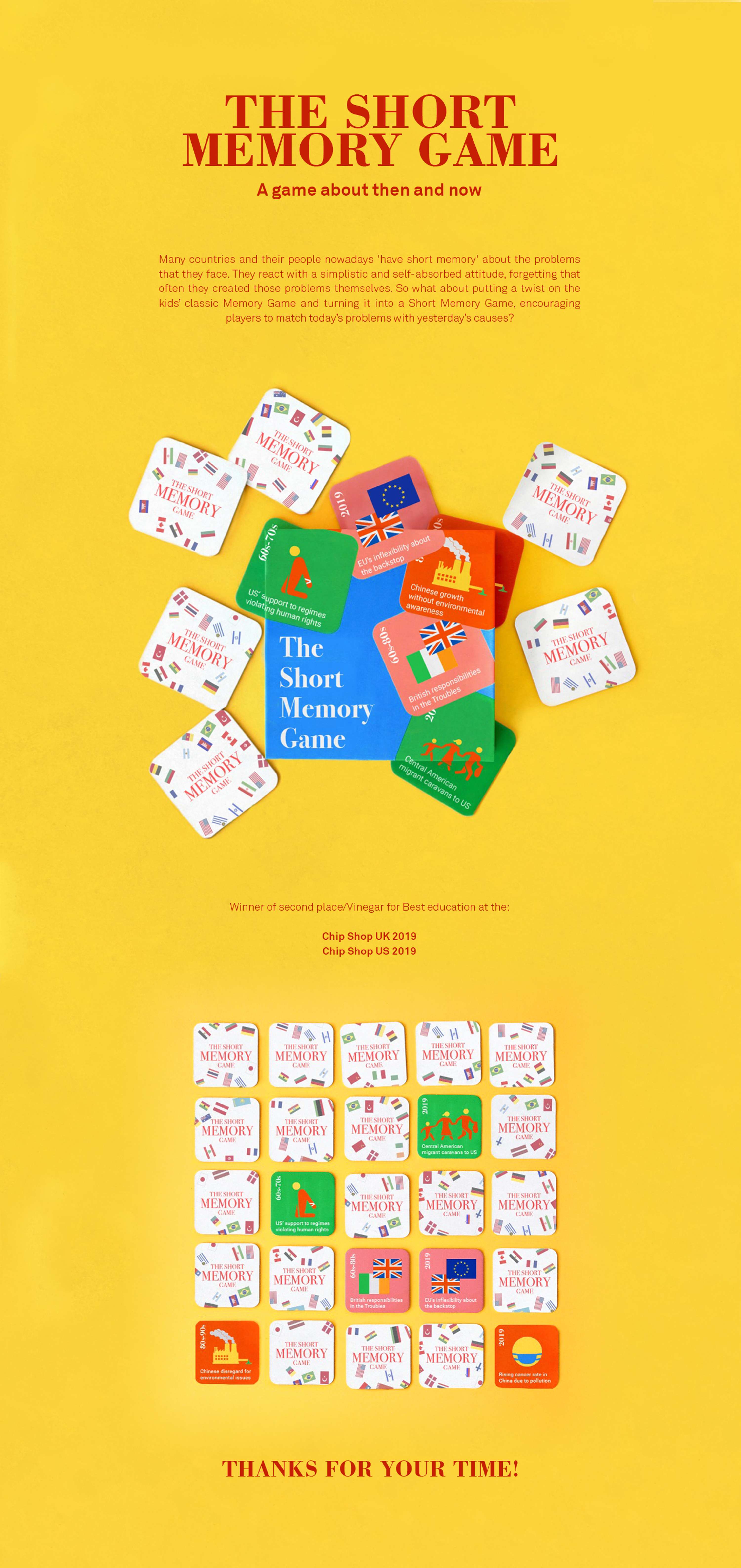 THE SHORT MEMORY GAME by Silvia Cutrera