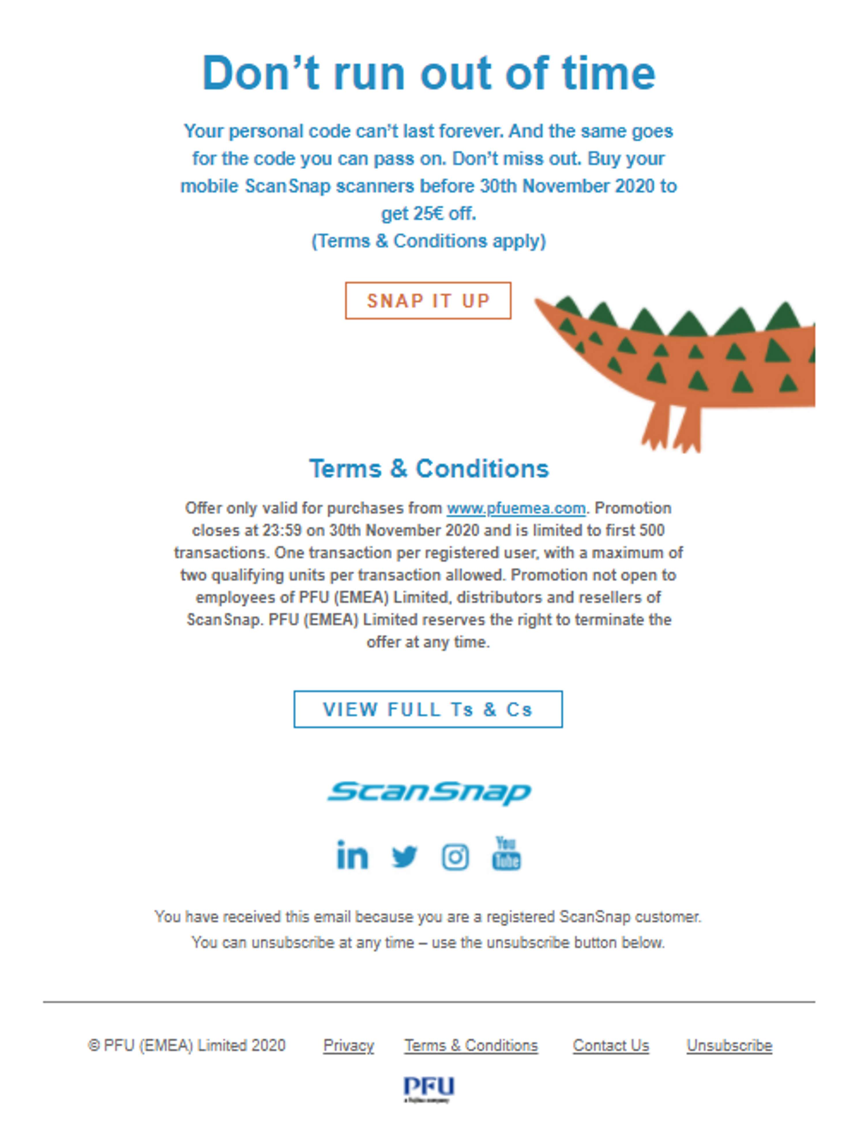 ScanSnap ‘Refer a Friend’ campaign by OneGTM