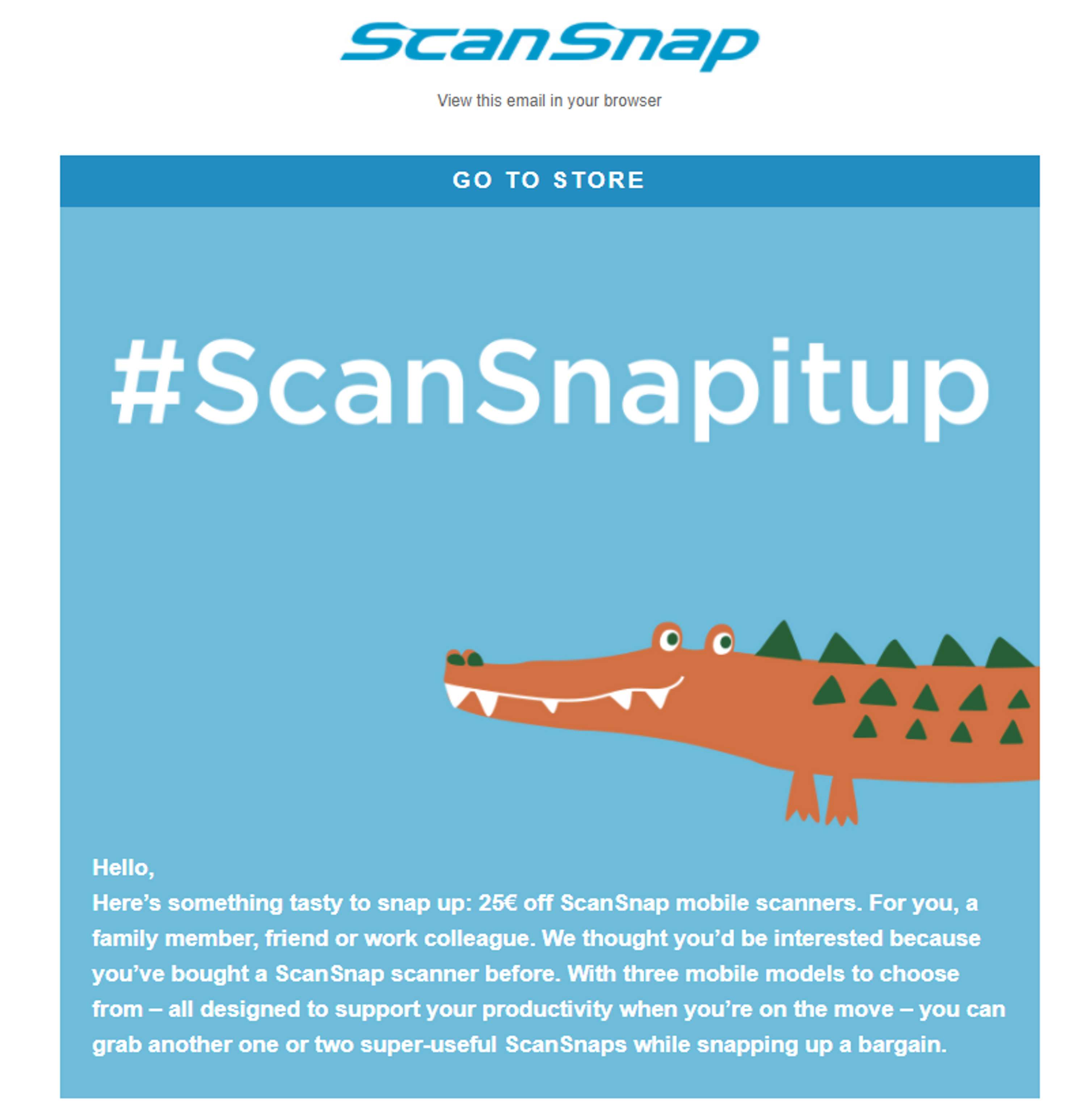 ScanSnap ‘Refer a Friend’ campaign by OneGTM