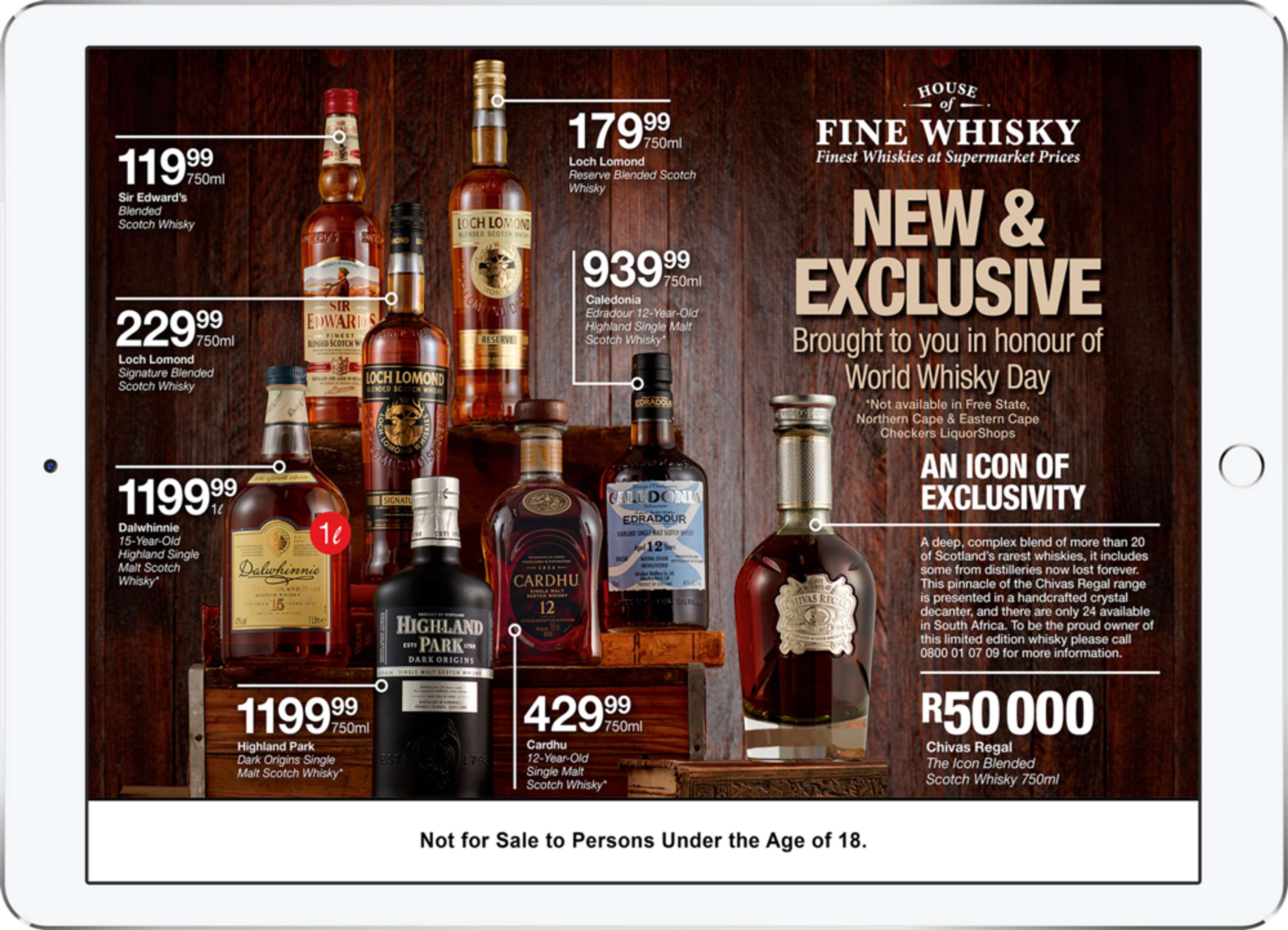 Whisky Promotion: Retail Campaign