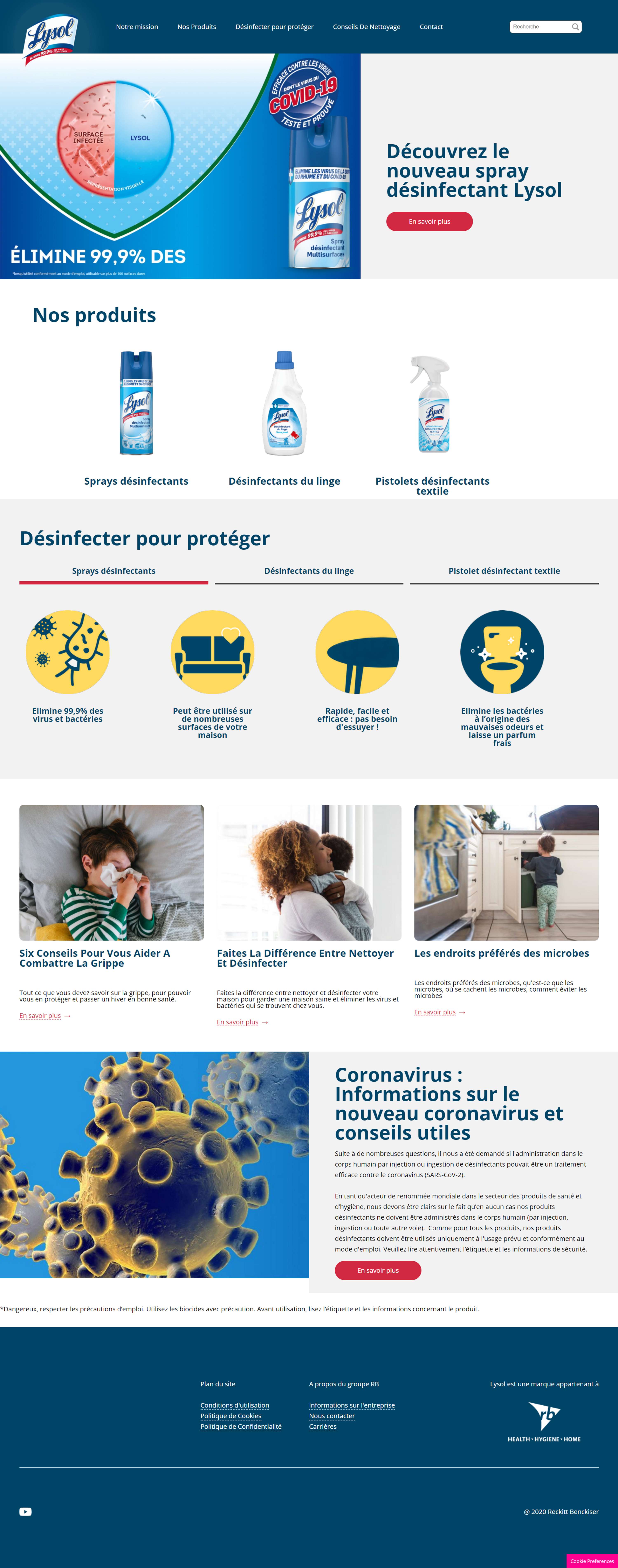 Lysol - Brand.com Rollout in Europe by Mayda Bakri
