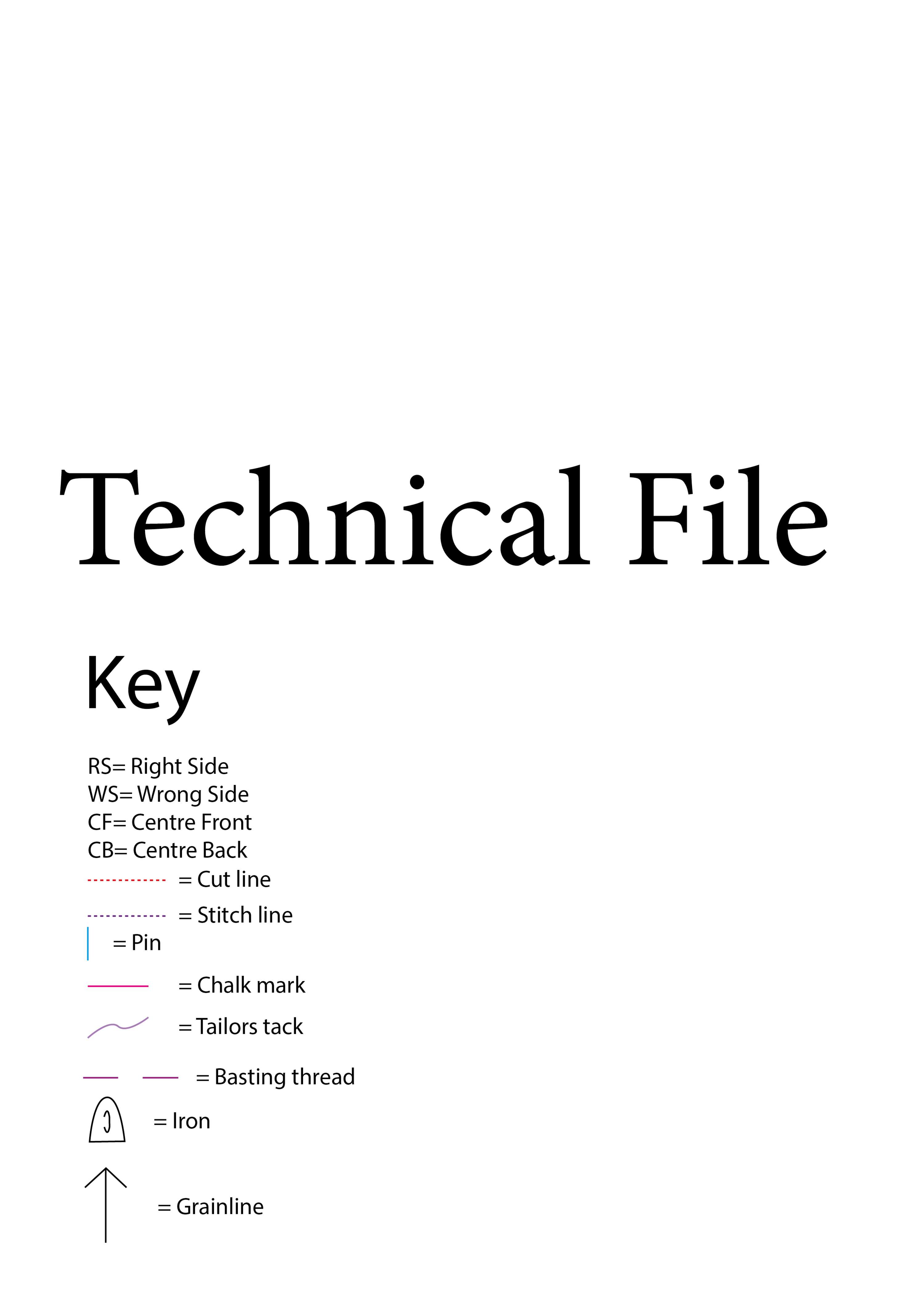 Technical file by Zoe Crush