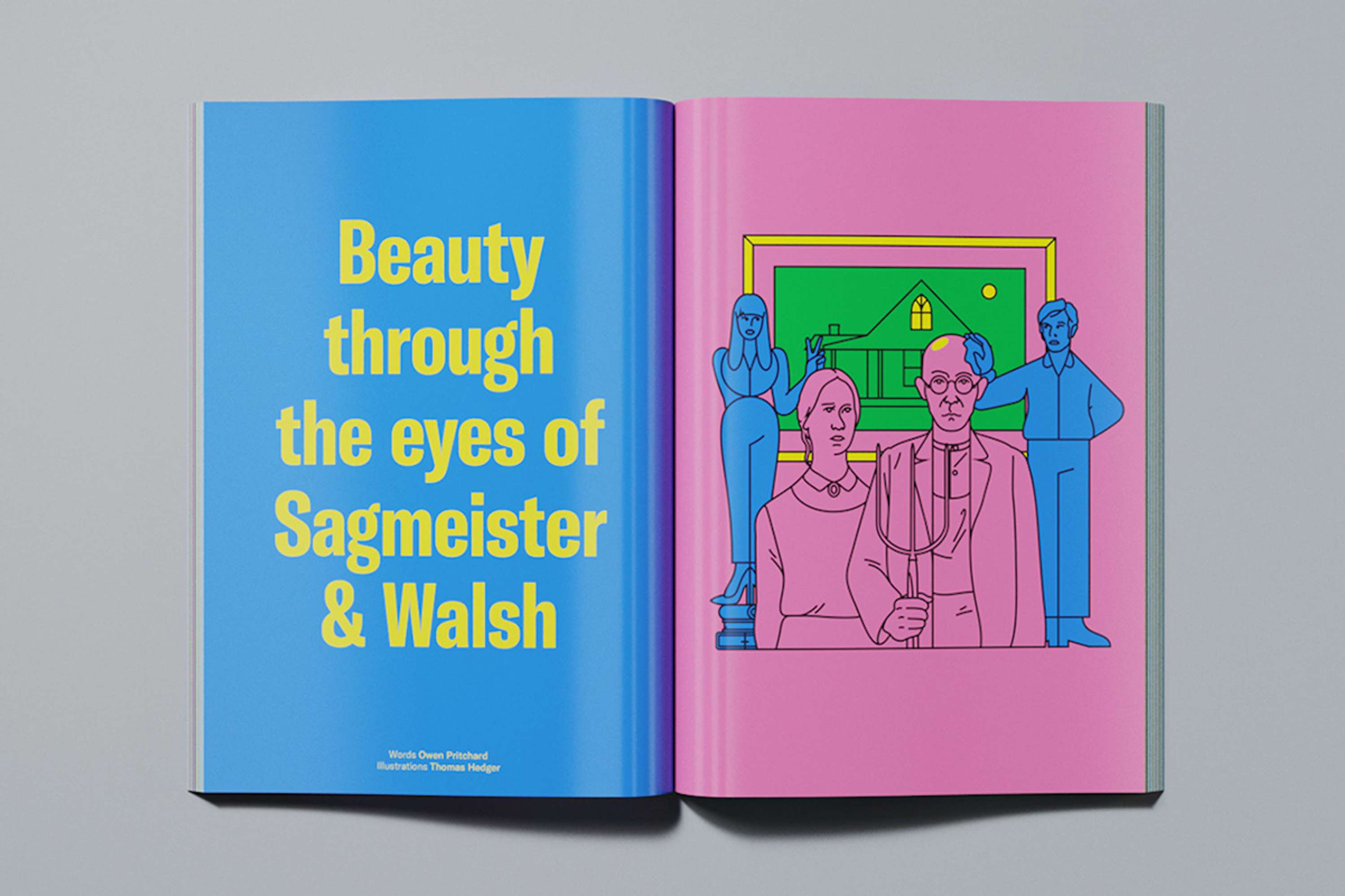 It's Nice That X Printed Pages by Thomas Hedger