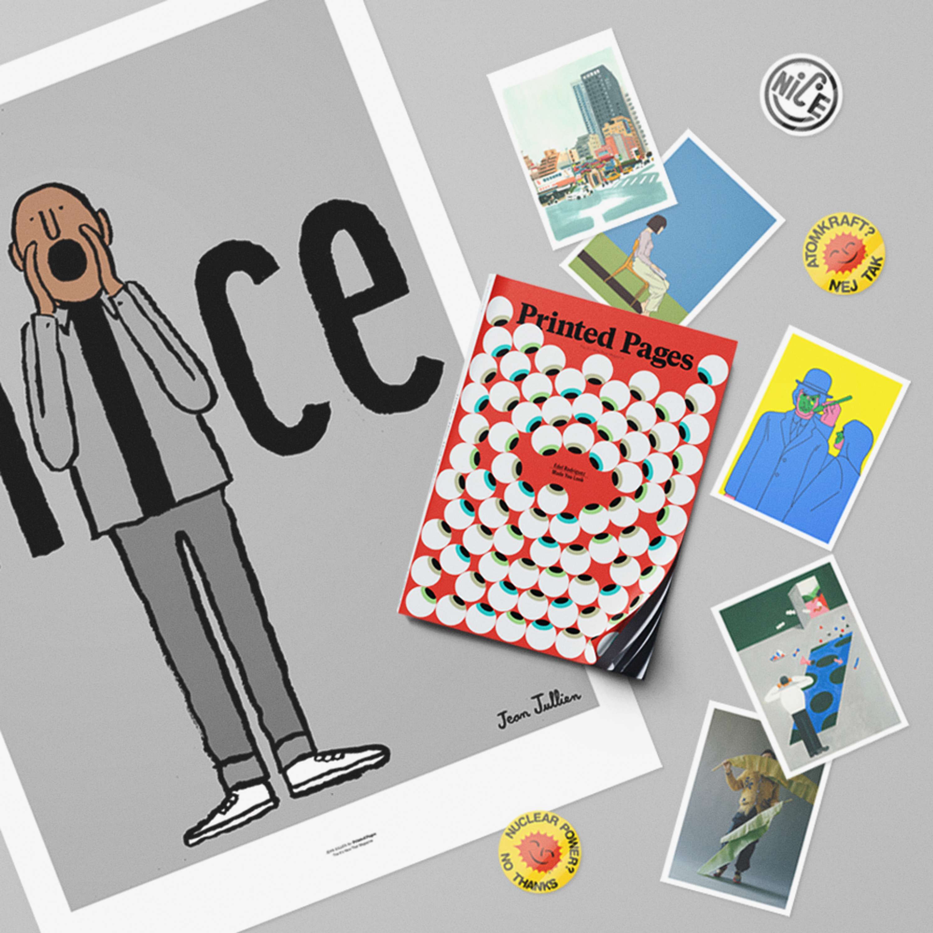 It's Nice That X Printed Pages by Thomas Hedger